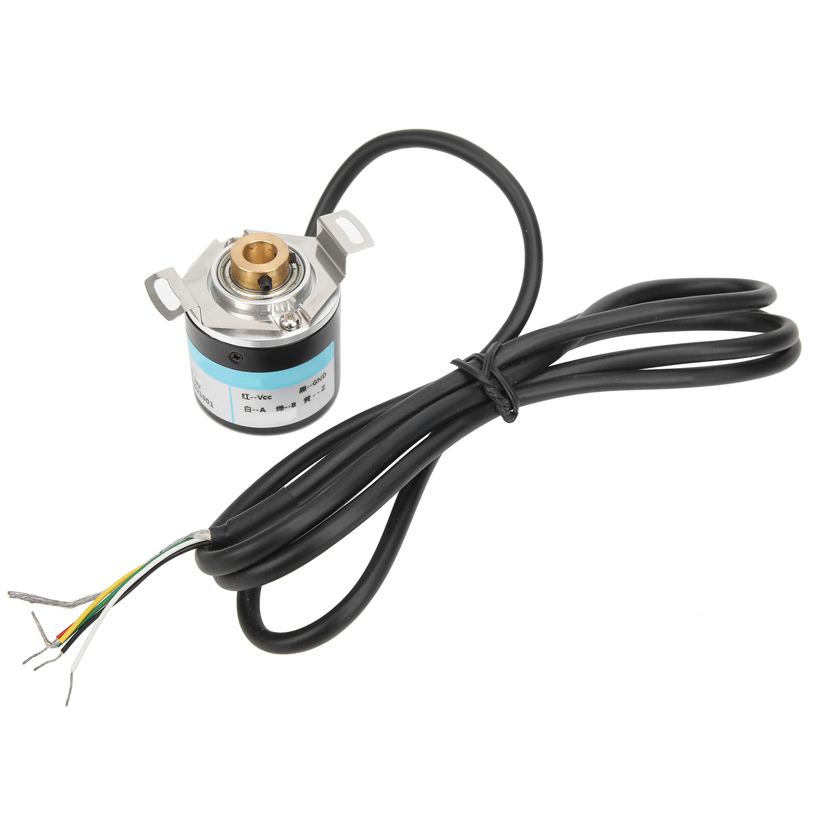 Dreiphasen-inkremental-abz-encoder, 6-mm-halbhohlwelle, Dc 5-24v Motorgetriebe (c38s6g5-1000z-g24n)