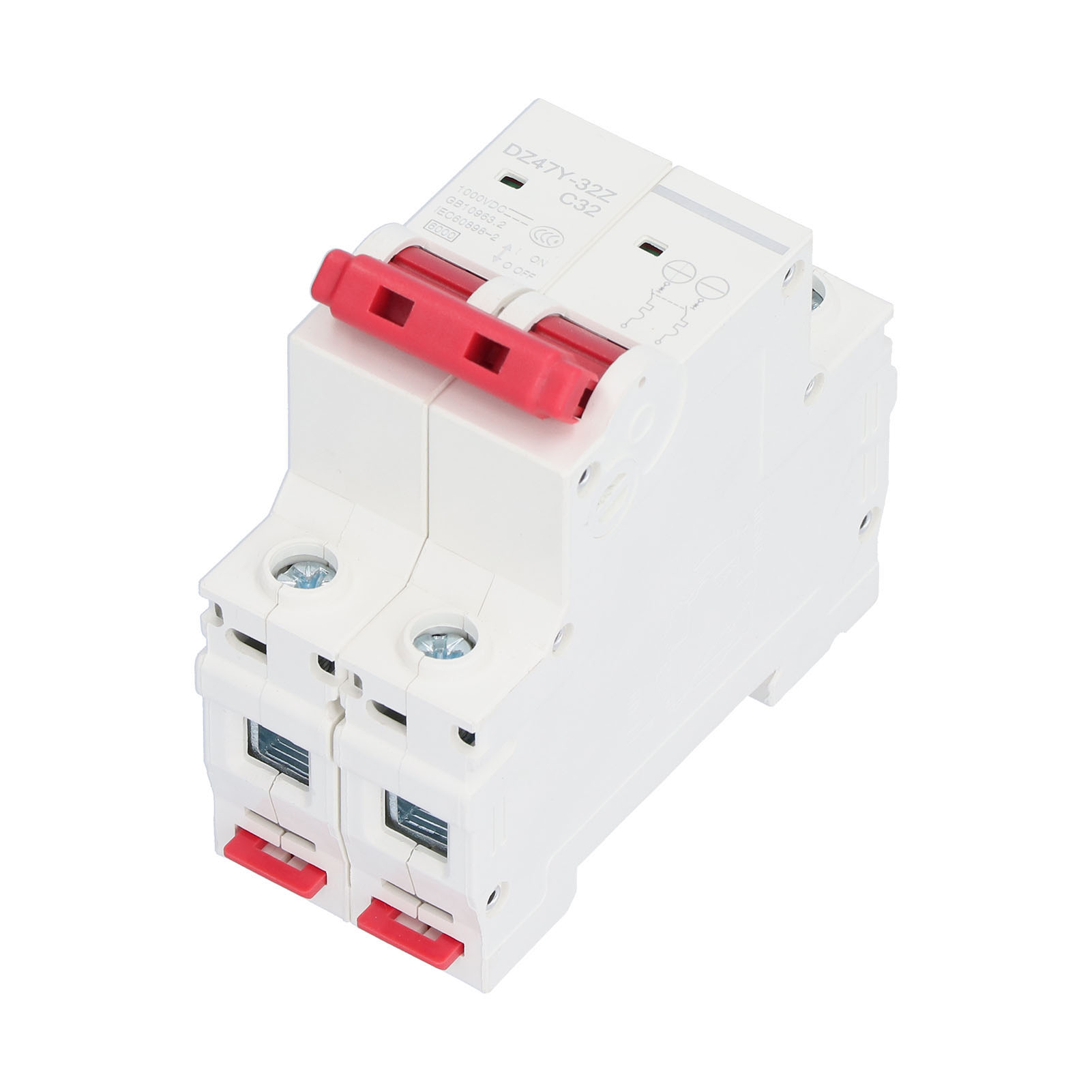 Dc 2p 63a Photovoltaik-leistungsschalter Überlastschutz Stromabschaltung