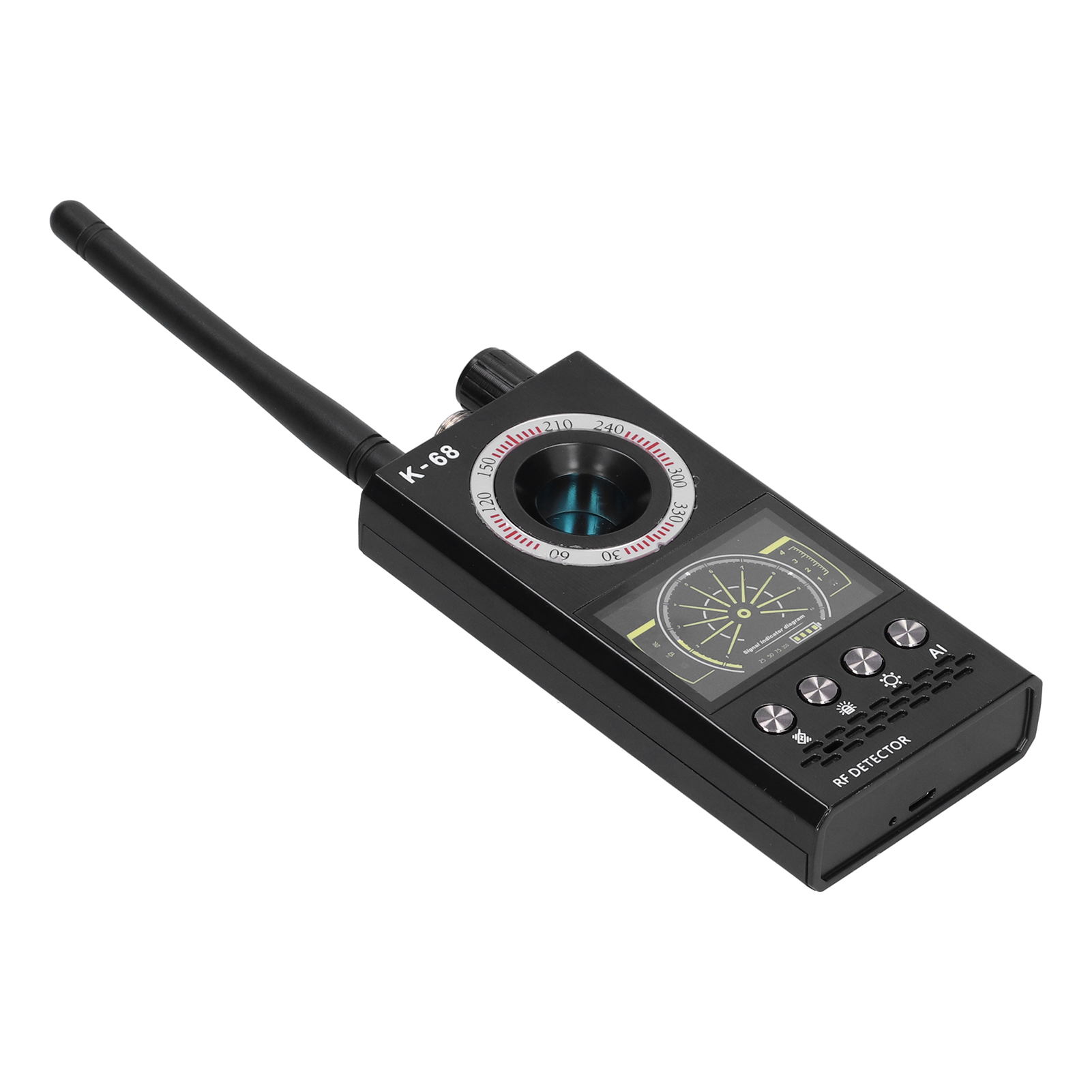 K68 Signaldetektor, Ortungsgerät Für Versteckte Kameras Und Spionagemikrofone, Anti-spionage-scanner, Intelligenter Elektronischer Tracker