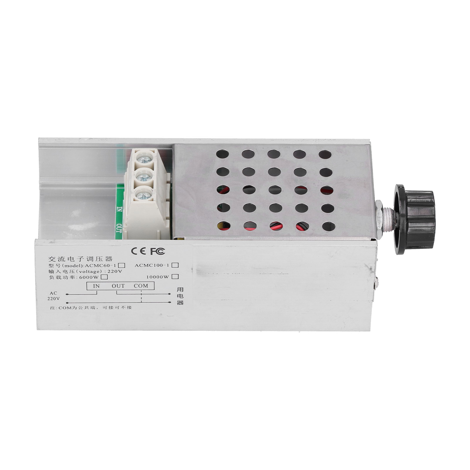Elektronischer Motordrehzahlregler, 10000-w-led-dimmer Mit 220-v-ac-gehäuse, Spannungsregler