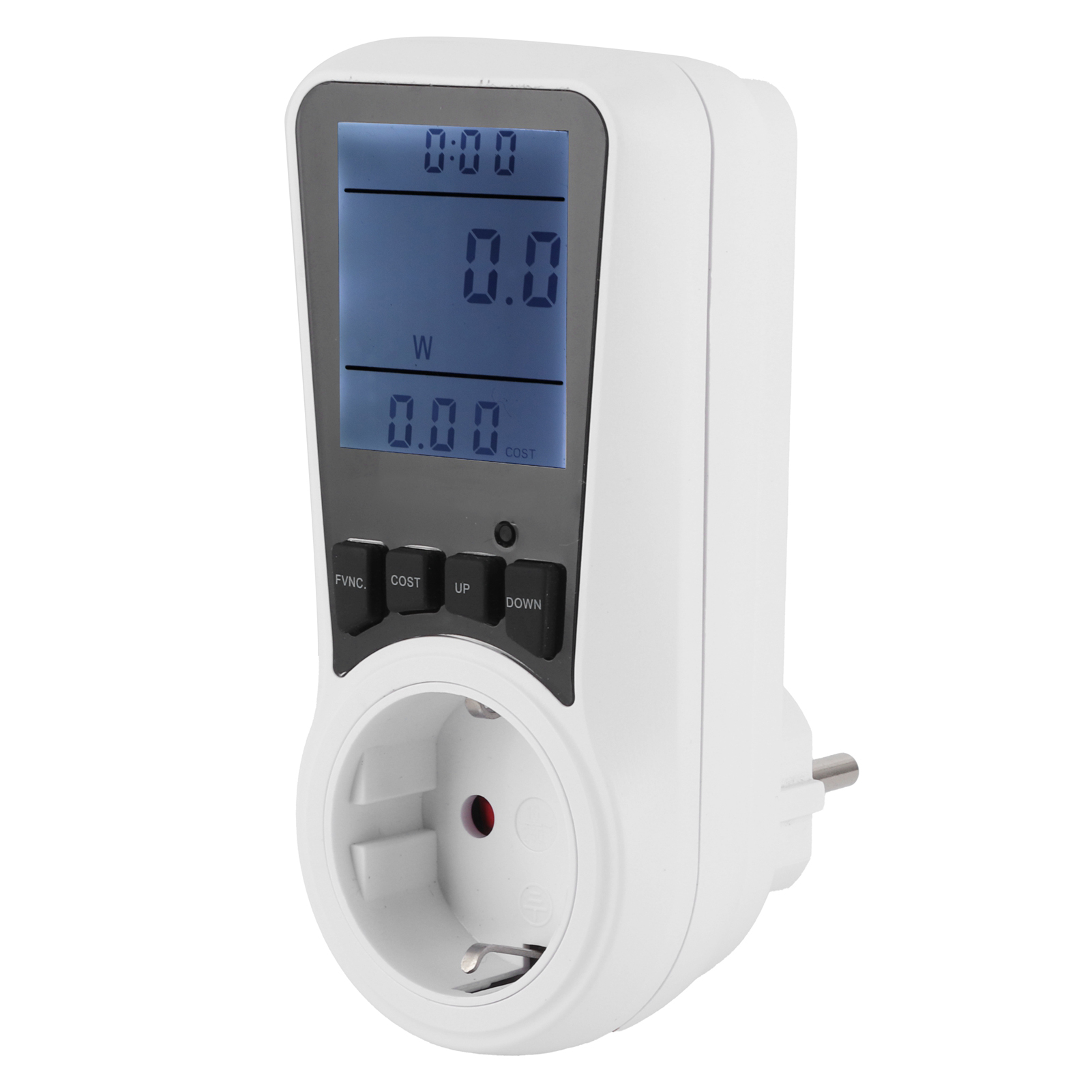 Dds109l Lcd-steckdosen-energiemessgerät, Spannungs- Und Strommessgerät, Leistungsprüfer, Ac230v Eu