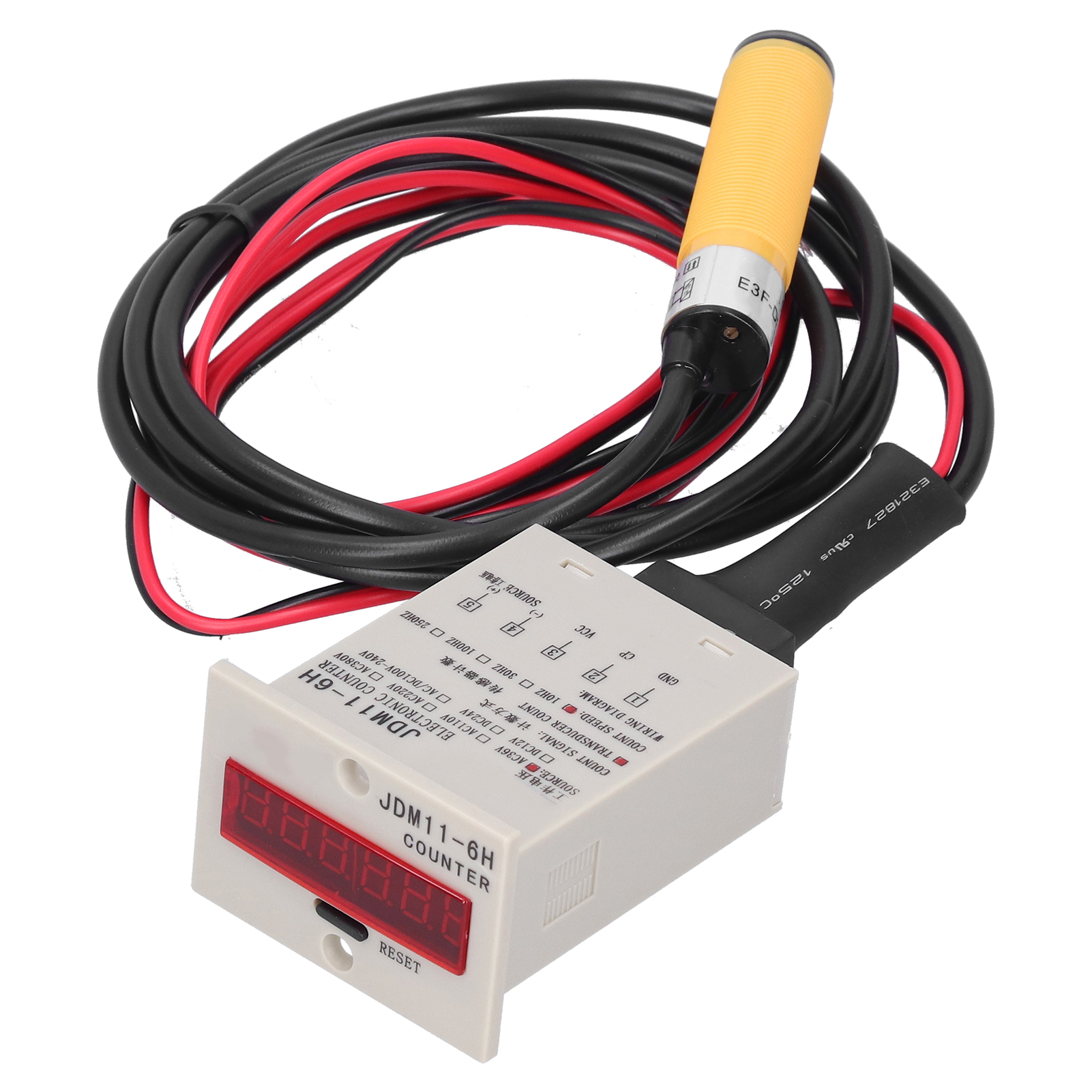 Bem-6h-30e4-ctac36v Digitalzähler, Automatischer Industrieller Induktionssensor, 36v Elektronische Anzeige