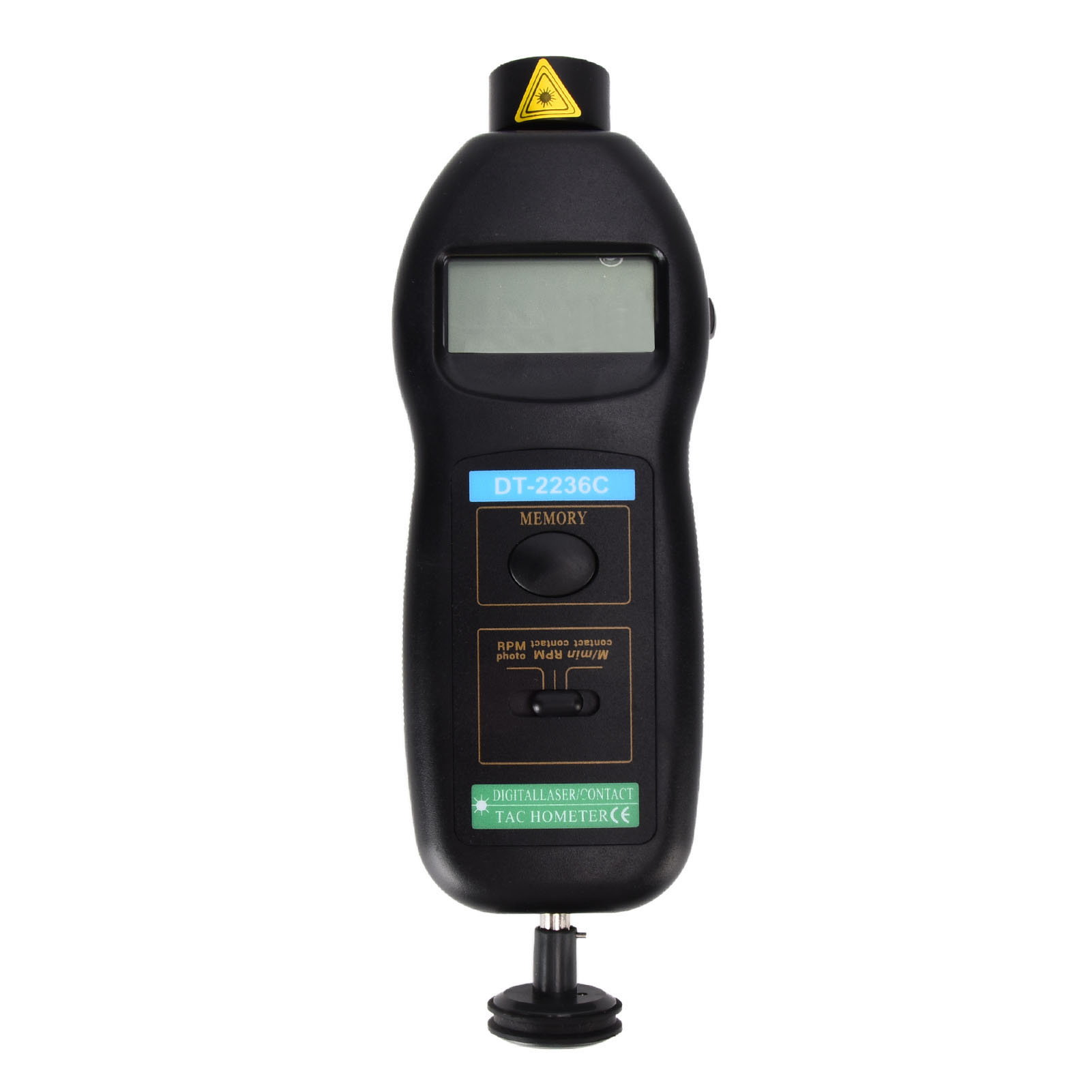 Dt-2236c Laser-drehzahlmesser, Digitale Kontakt-drehzahlmessung, Multifunktionsinstrument