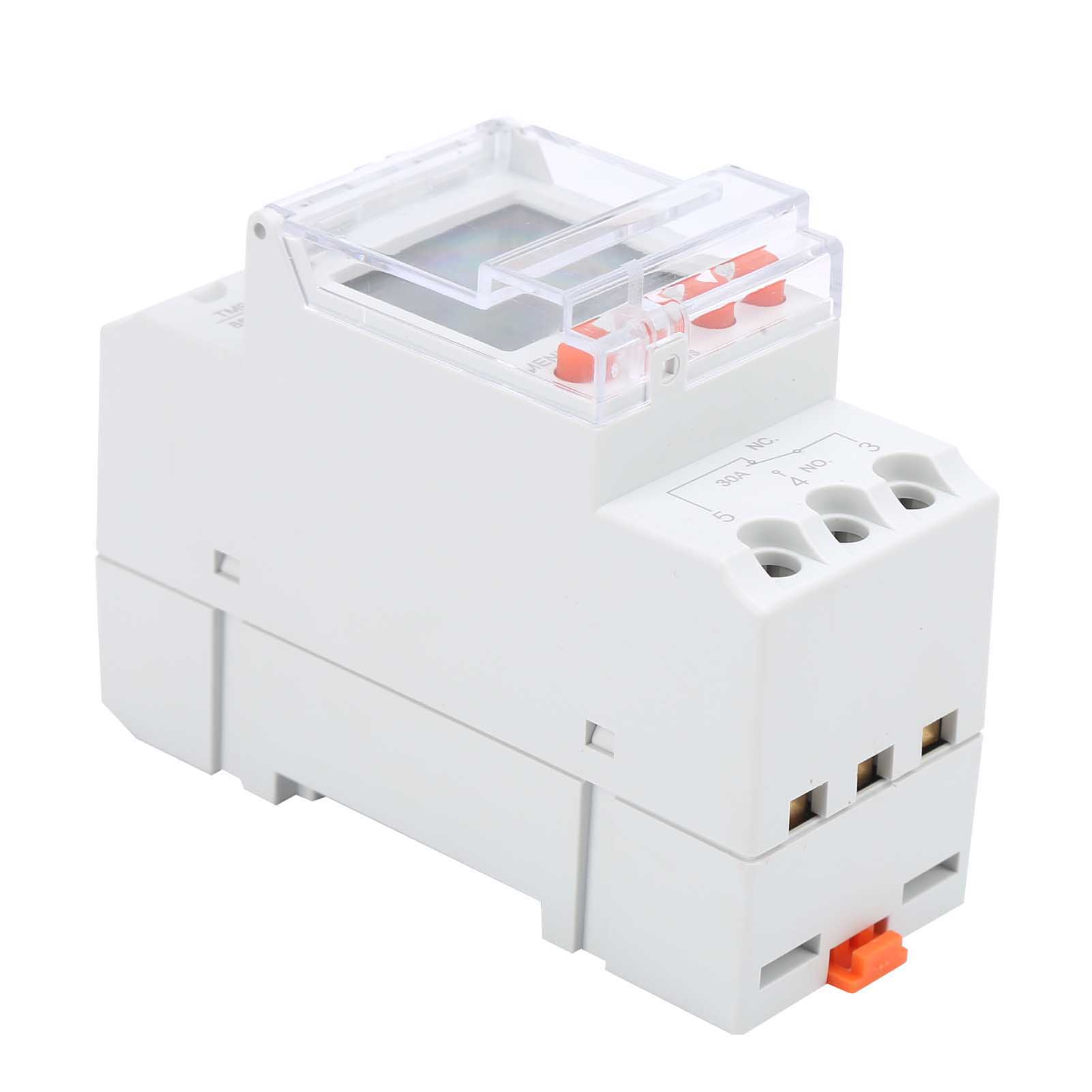 Programmierbarer Analoger Zeitschalter, Din-schienenmontage, 85–265 V, 30 A, Smart-home-stromsteuerung