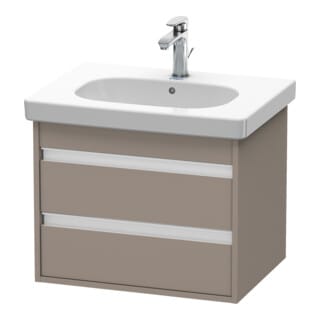 Duravit Waschtischunterschrank Ketho 60x45,5cm, bas. ma, 2 Schubk., wandhängend