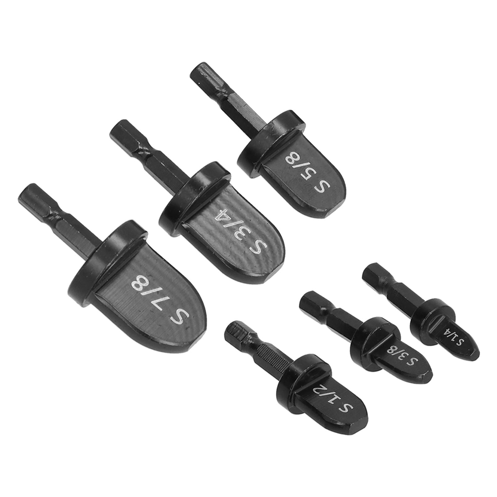 Set Mit 6 Rohraufweitbohrern, Sechskantspitze, Praktisch Und Vielseitig, Zum Bohren Und Aufweiten Von Rohren, Robustes Werkzeug