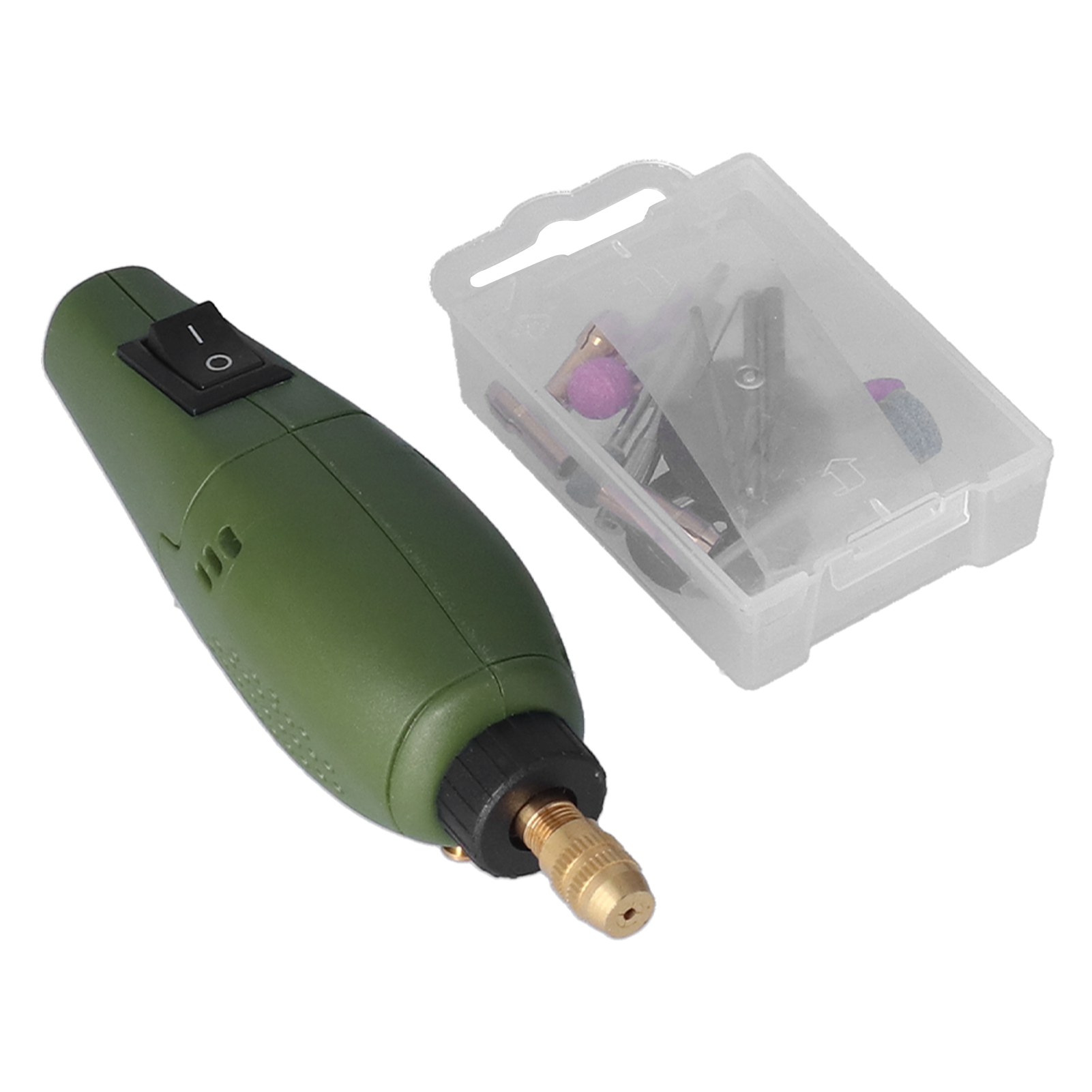 Mini-elektrobohrmaschine, 12000 U/min, Gravur-, Polier- Und Rotationsschleifset, Bedienungsanleitung, Eu-stecker 100–240 V