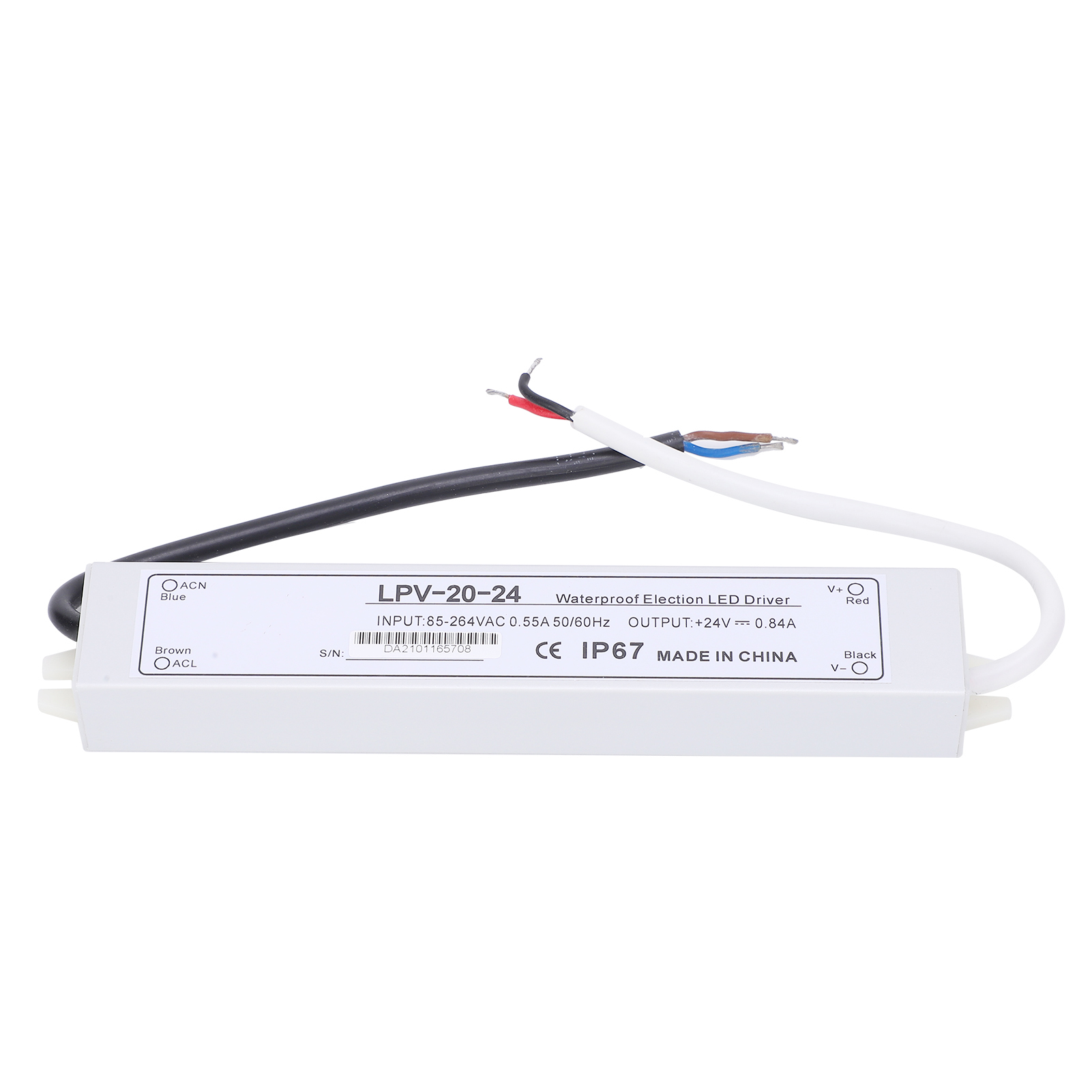Berm 24v Dc 20w Wasserdichtes Schaltnetzteil Mit Überlastschutz Für Leds