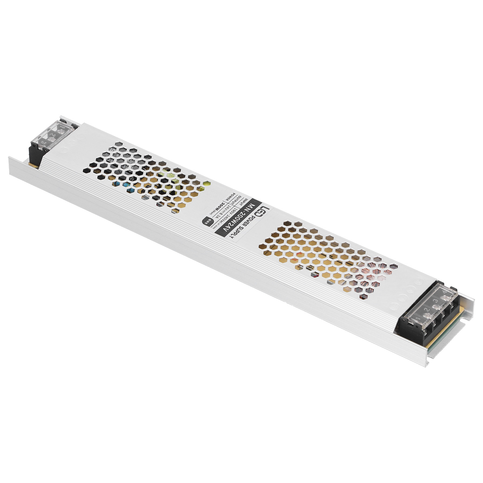 200-w-24-v-led-netzteil, Ip67-wasserdichter Transformator Für Led-streifen, Dc 24 V/ac 190–240 V Treiber