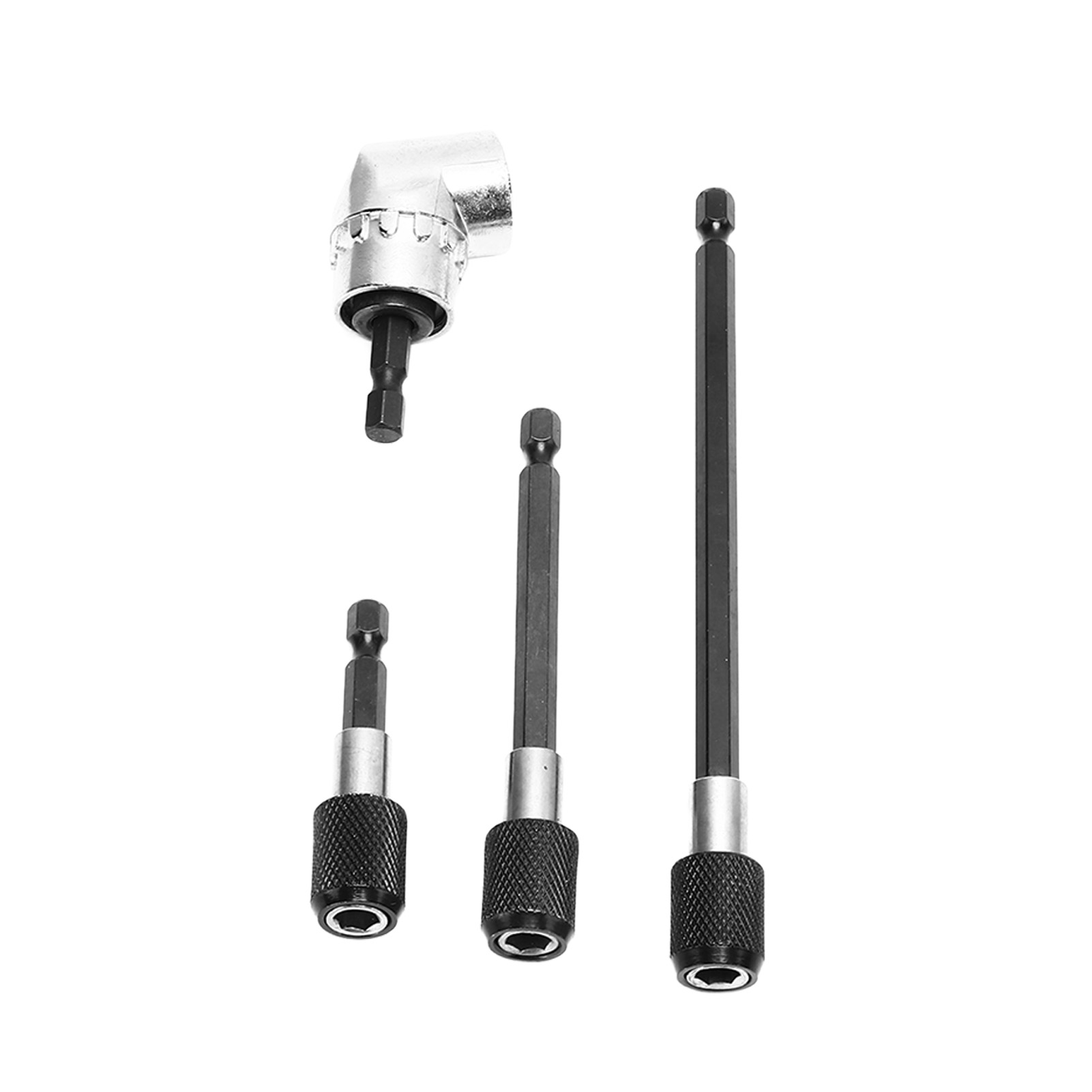4-teiliges Magnetisches Schraubendreher-bit-set, 1/4"-sechskant, 105° Biegbarer Adapter
