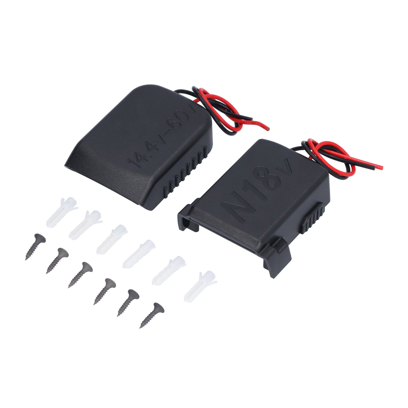Stromanschlusshalterung Mit 14 Awg-kabel Für Milwaukee M18 18v-akku – Ladeadapterstation