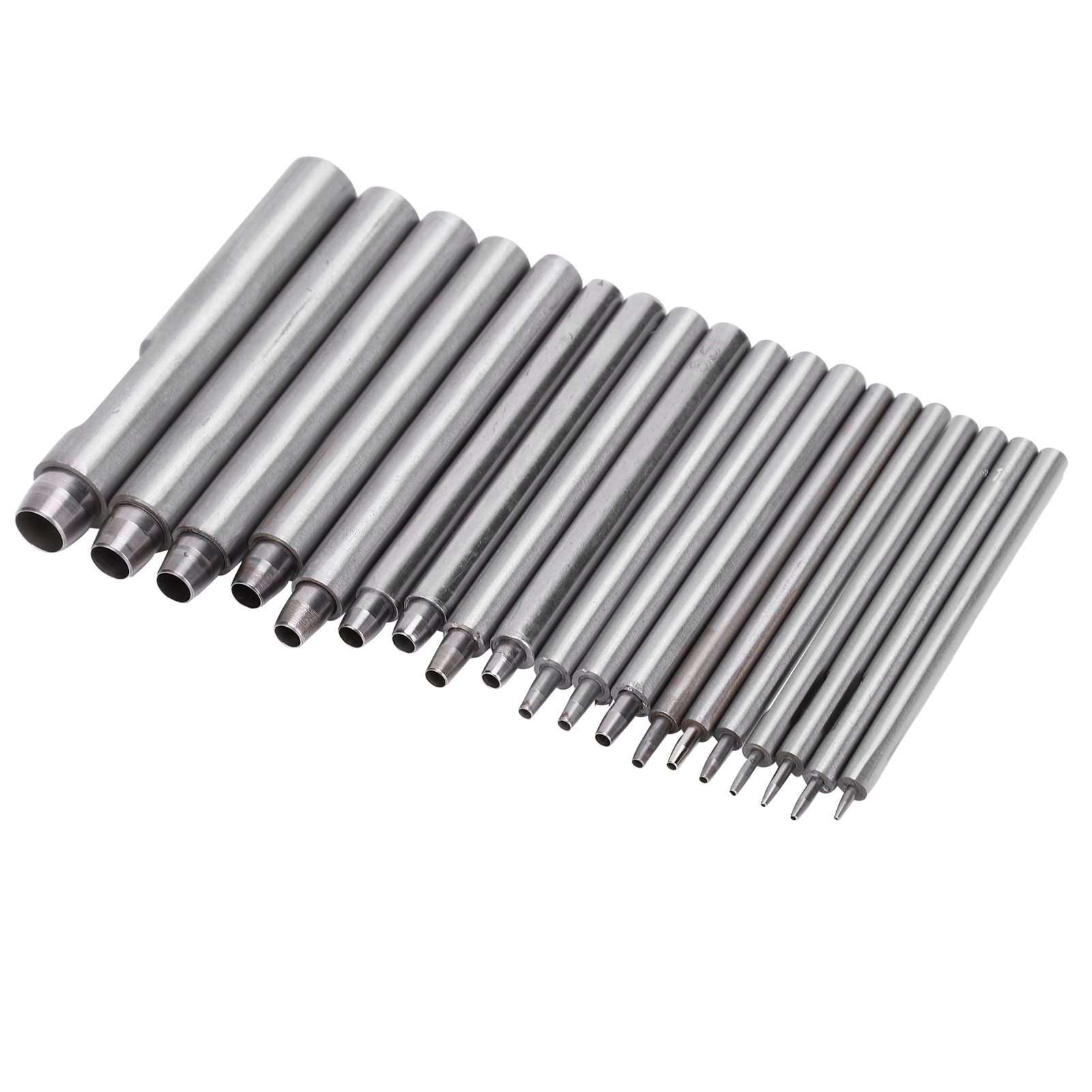 Set Mit 6 Runden Lederlochern Aus Stahl, Diy-geradlocher, 0,5 Bis 10 Mm