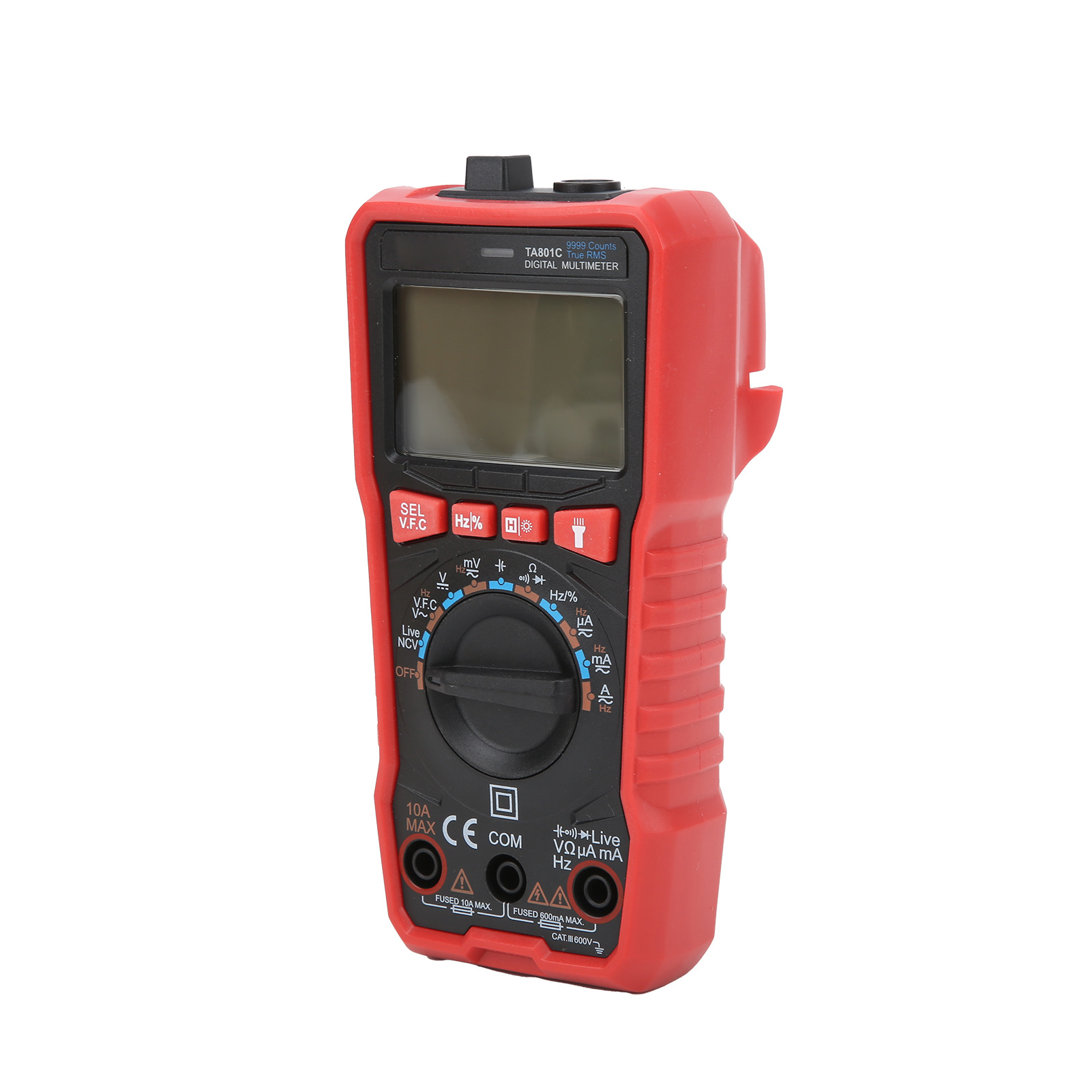 Ta801c Taschenformatiges, Automatisches Multifunktions-digitalmultimeter Für Den Heimgebrauch, Stoßfest, Hochpräzise, Mit Taschenlampe Und Amperemeter
