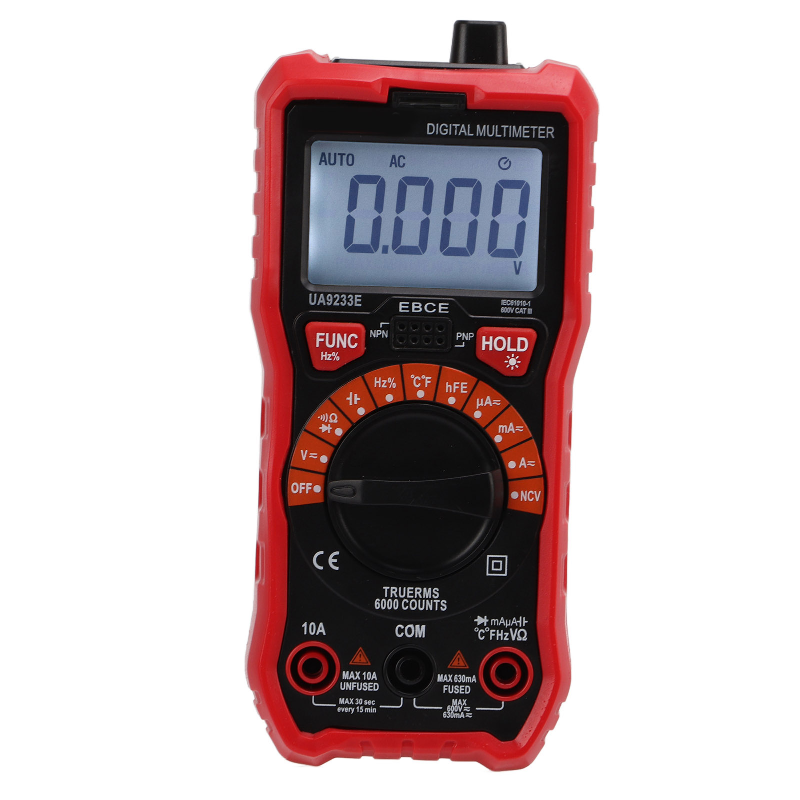 Ua9233e Hochpräzisions-digitalmultimeter, Automatischer Spannungs-/stromprüfer 600 A/600 V Für Die Reparatur Von Haushaltsgeräten