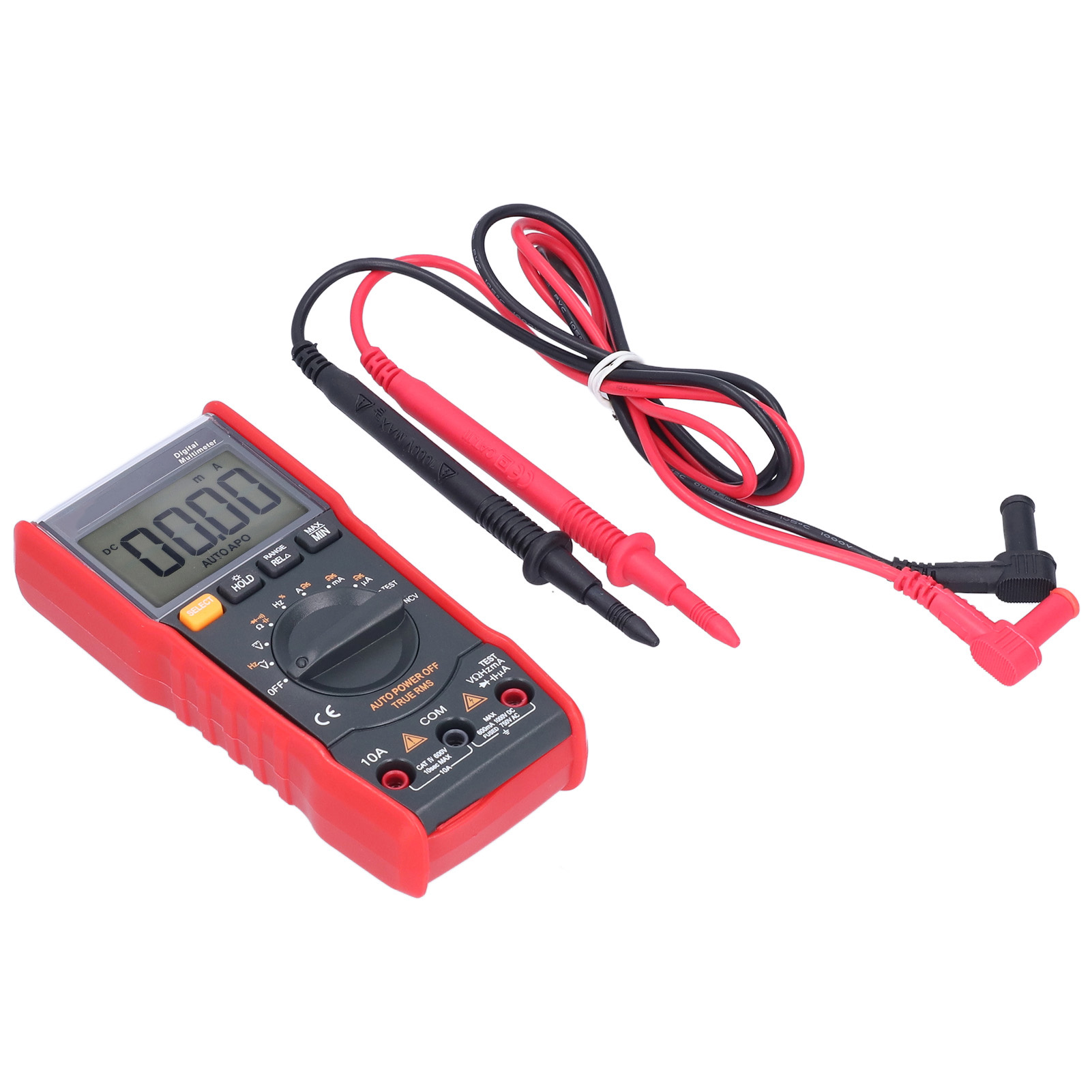 Nf-5320a Digitalmultimeter Mit Manueller Bereichswahl, Lcd-bildschirm, Überhitzungsschutz, Intelligentem Spannungs-, Strom- Und Frequenzmesser