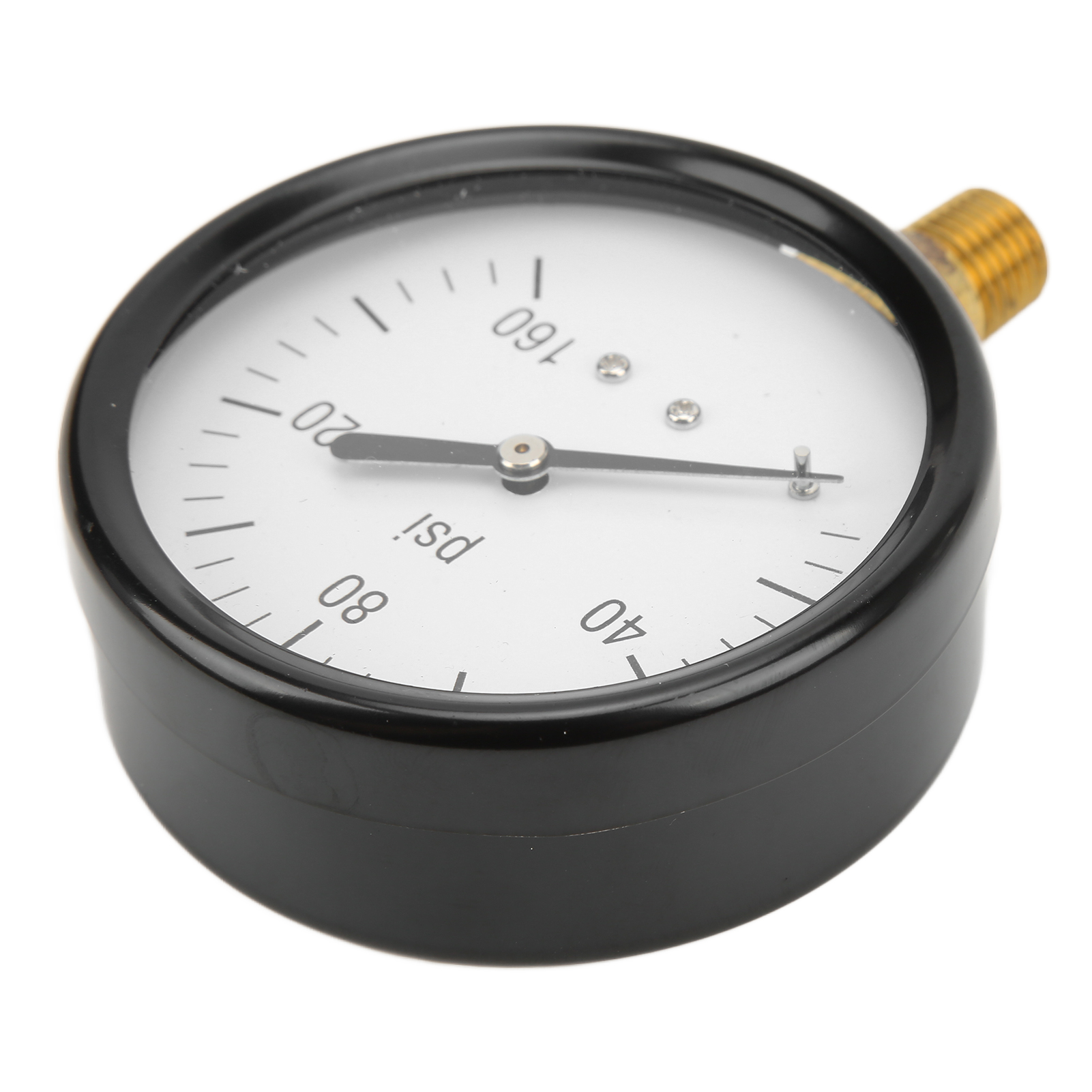 Y80 Radialmanometer, 0-160 Psi, 1/4 Npt Messinganschluss Für Bewässerungspumpe