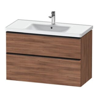 Duravit Waschtischunterschrank D-Neo 98,4x45,2cm, sw/Nuss N, 1 Kast, 1 Ausz.