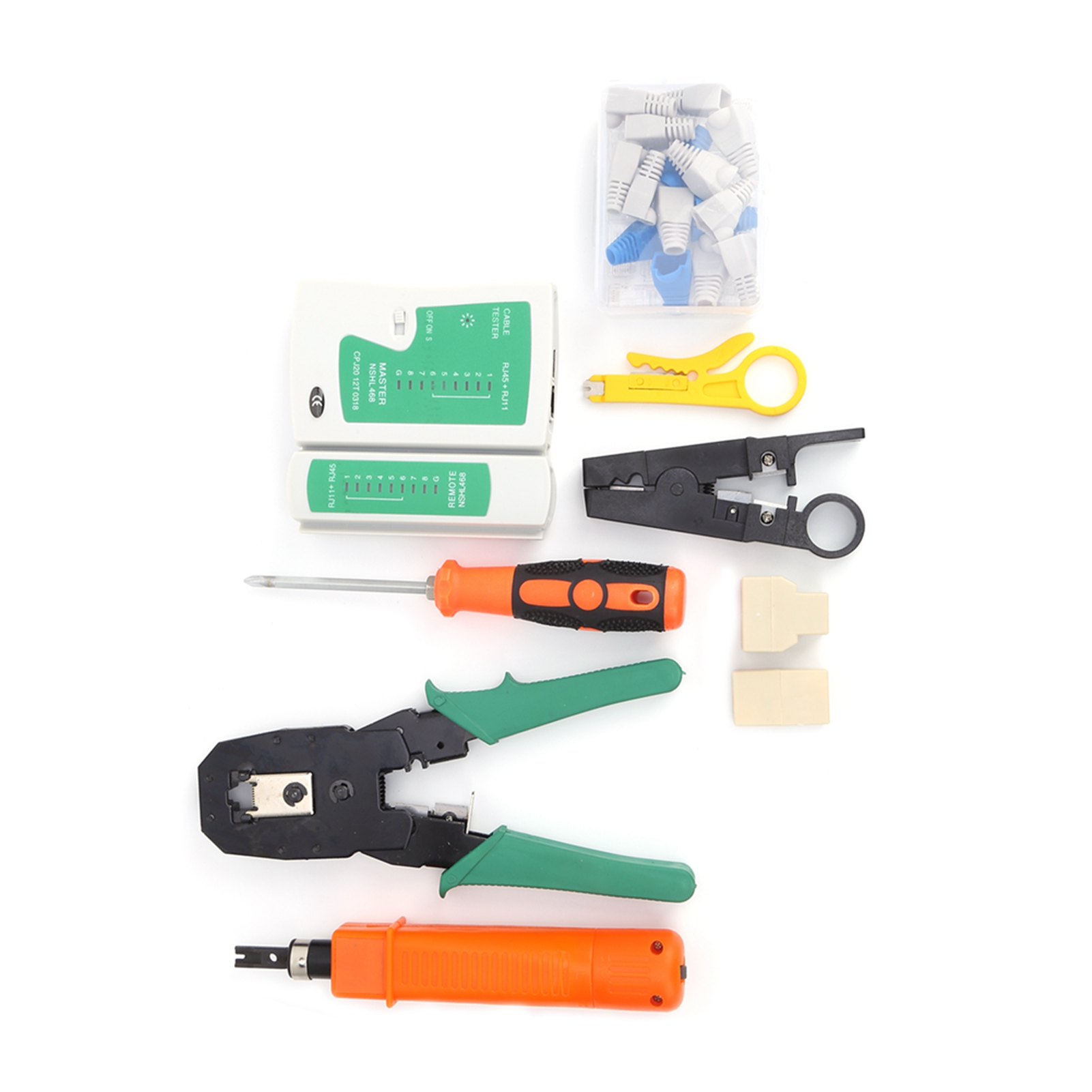 Tragbares Netzwerk-crimpset Mit Kabelerkennung, Professionelles Zubehör Yg-p310, 9 V Dc