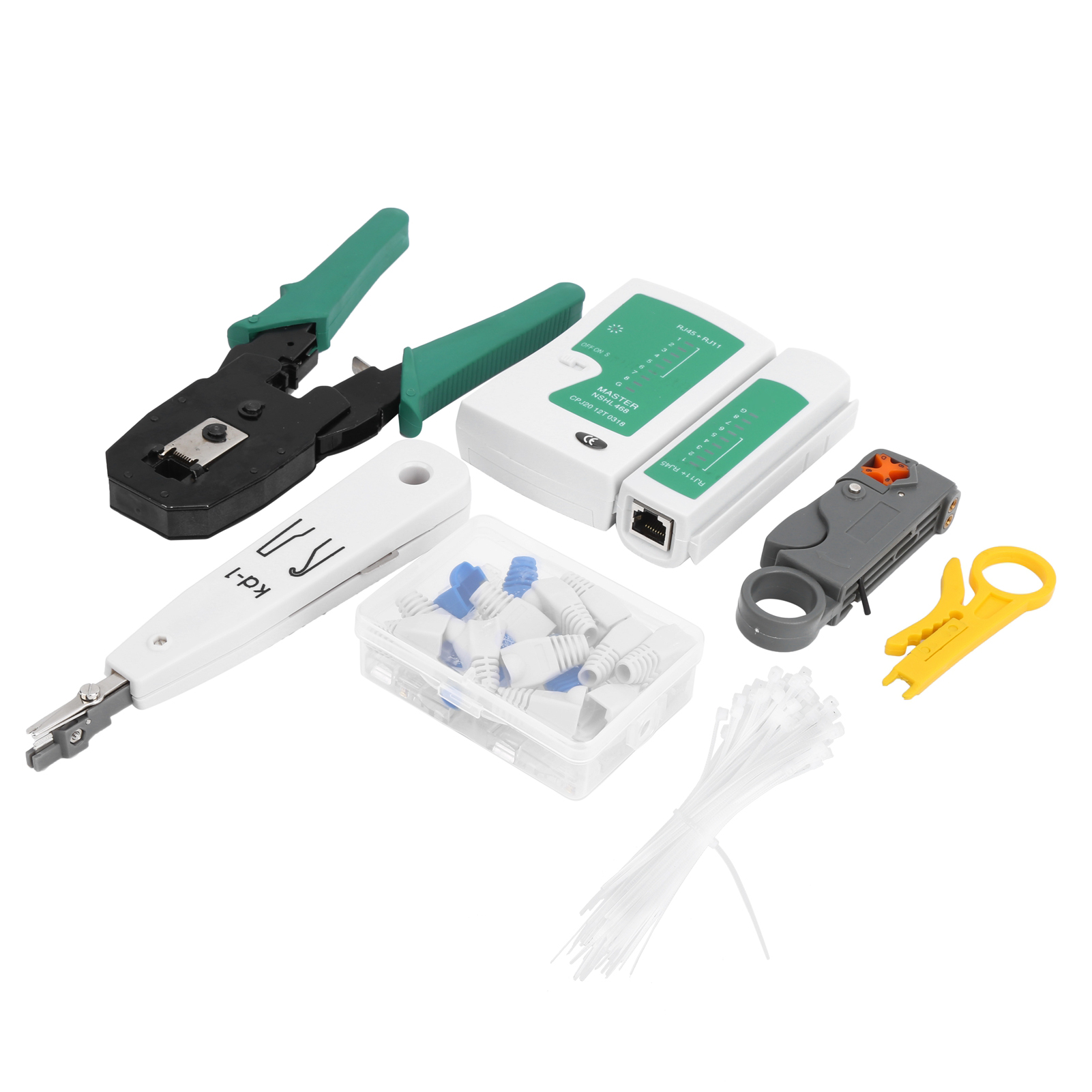 Kabelabisolier- Und Netzwerkkabeltester-set Mit Inbusschlüsseln Yg-p107, 9 V Dc, Multifunktionswerkzeug