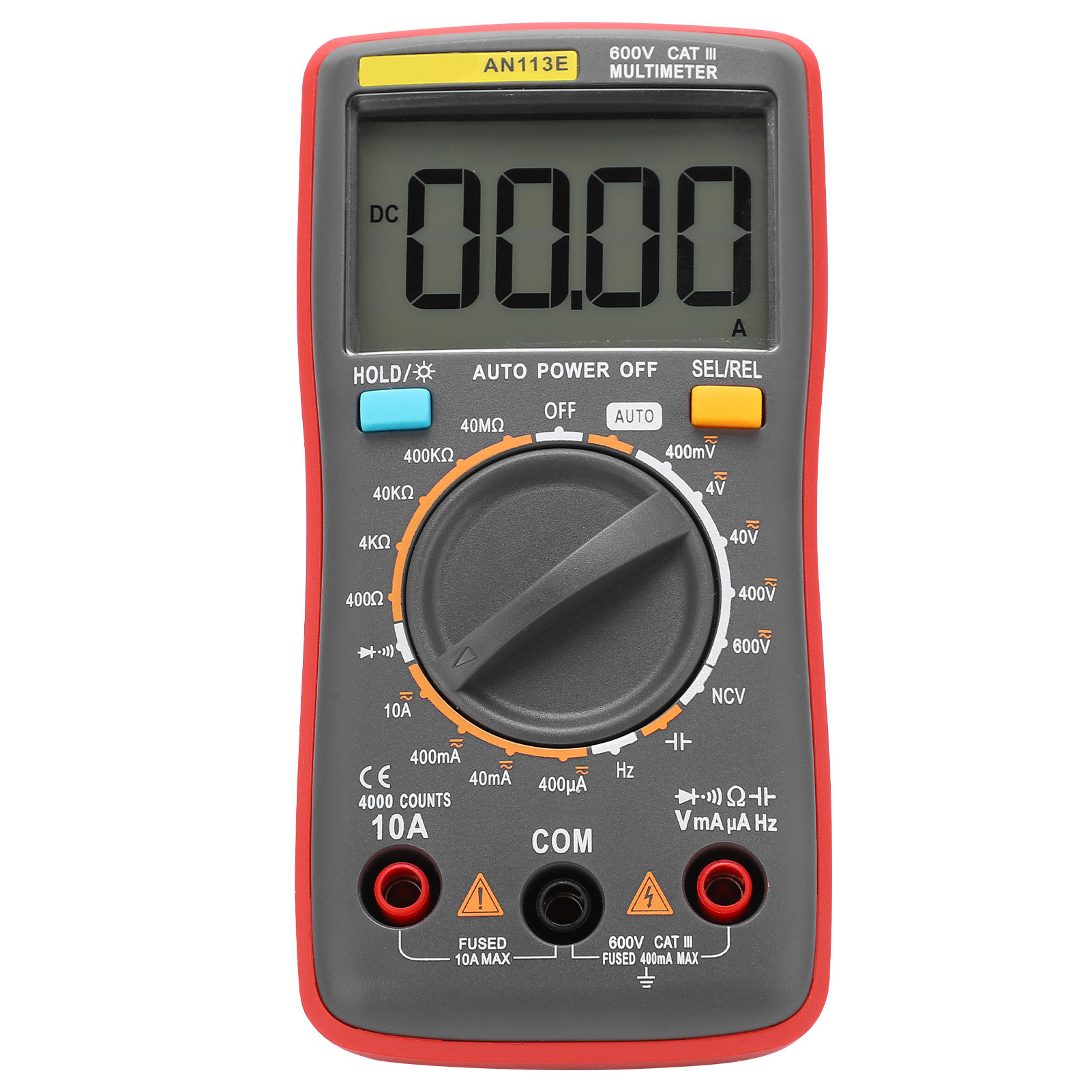 An113e Tragbares Digitalmultimeter Mit Hintergrundbeleuchtung Und Messleitungen Für Labor, Ausbildung Und Fabrik