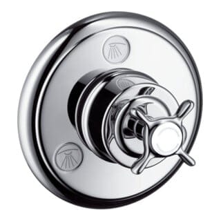 hansgrohe Fertigmontageset Axor Montreux UP-Ab- + Um-V, m Kreuz, brush. ni.