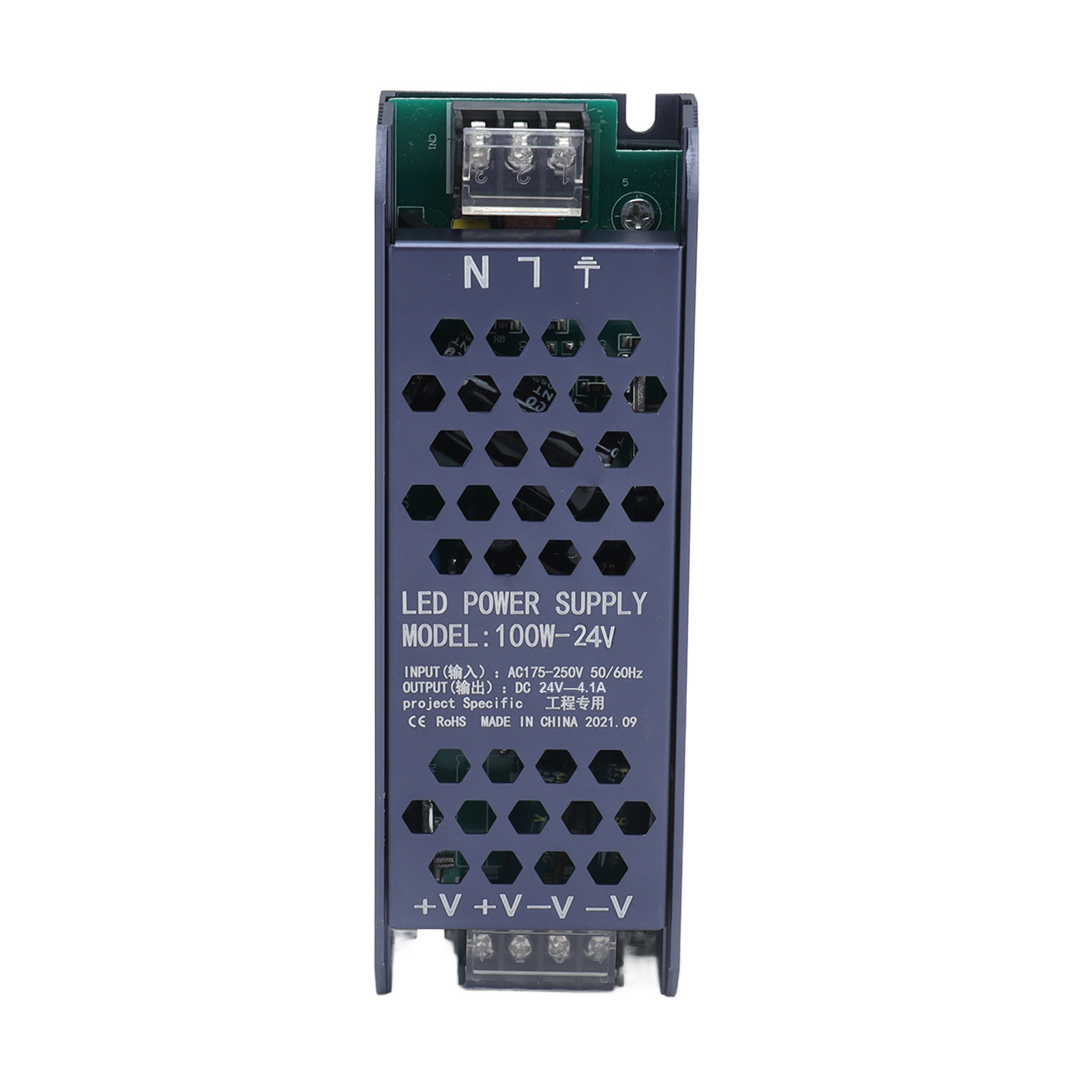 Netzteil Für 100-w-pwm-led-streifen Mit Dimmer, Metallgehäuse, Ac 175–250 V, 24 V 4,1 A Ausgang, Mehrfacher Schutz