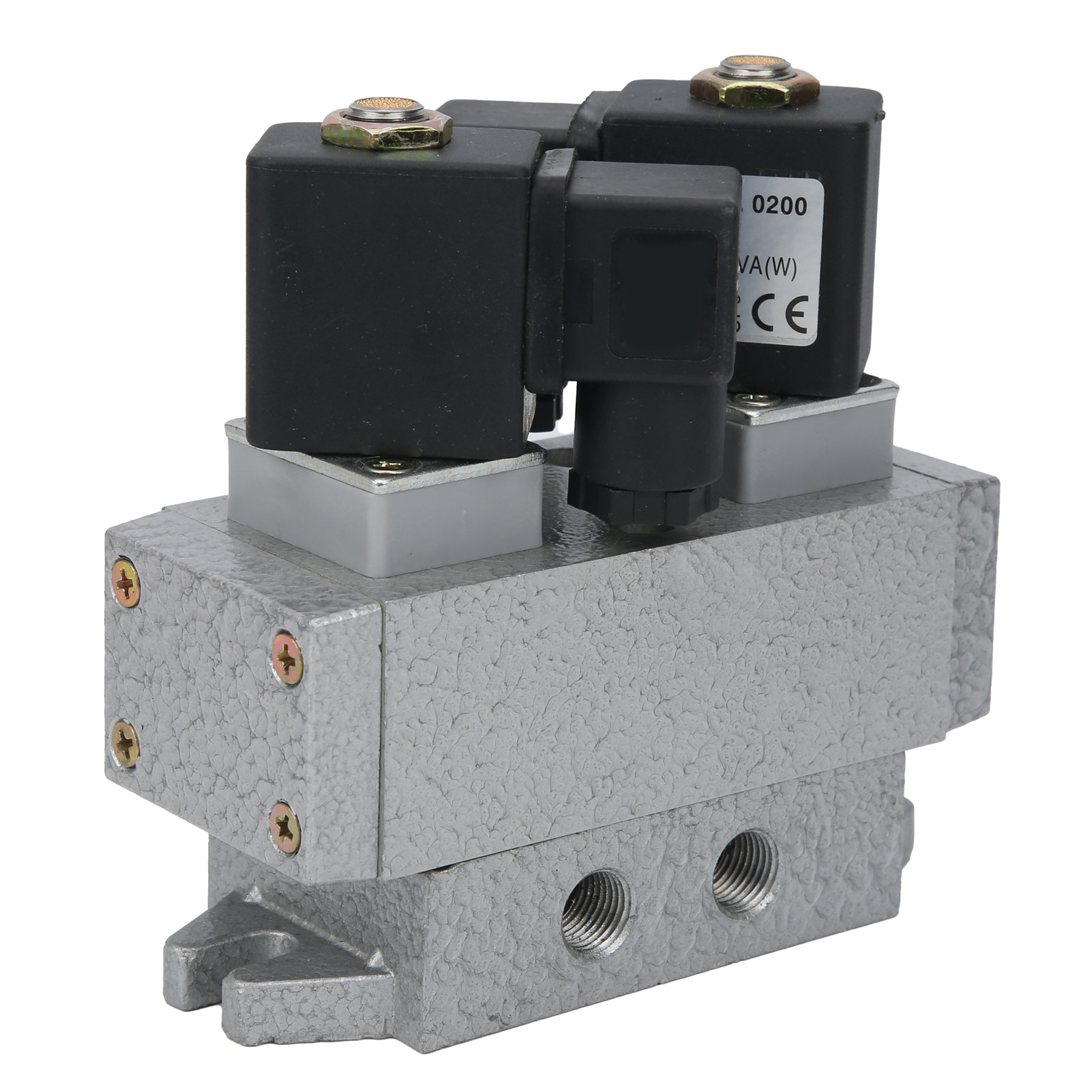 5/2 Doppelsteuer-elektromagnetventil G1/4 Zoll K25d2h-8 Dc 12 V Mechanisches Gerät