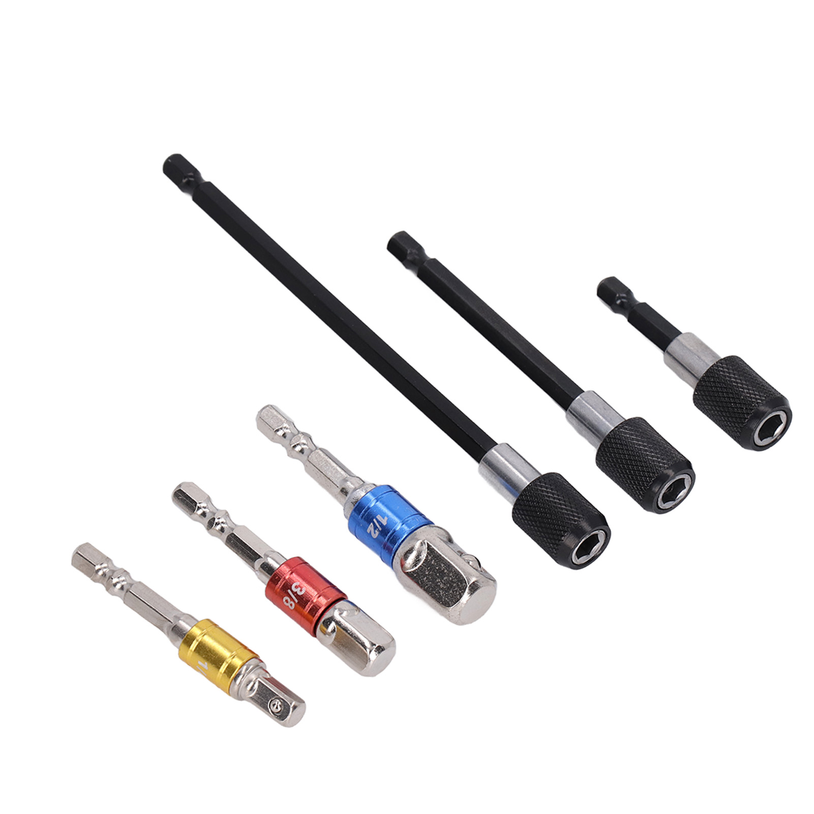 1/4"-magnetfutteradapter Für Schraubendreherbits, Sechskantverlängerung Mit Bithalter, Montagesatz