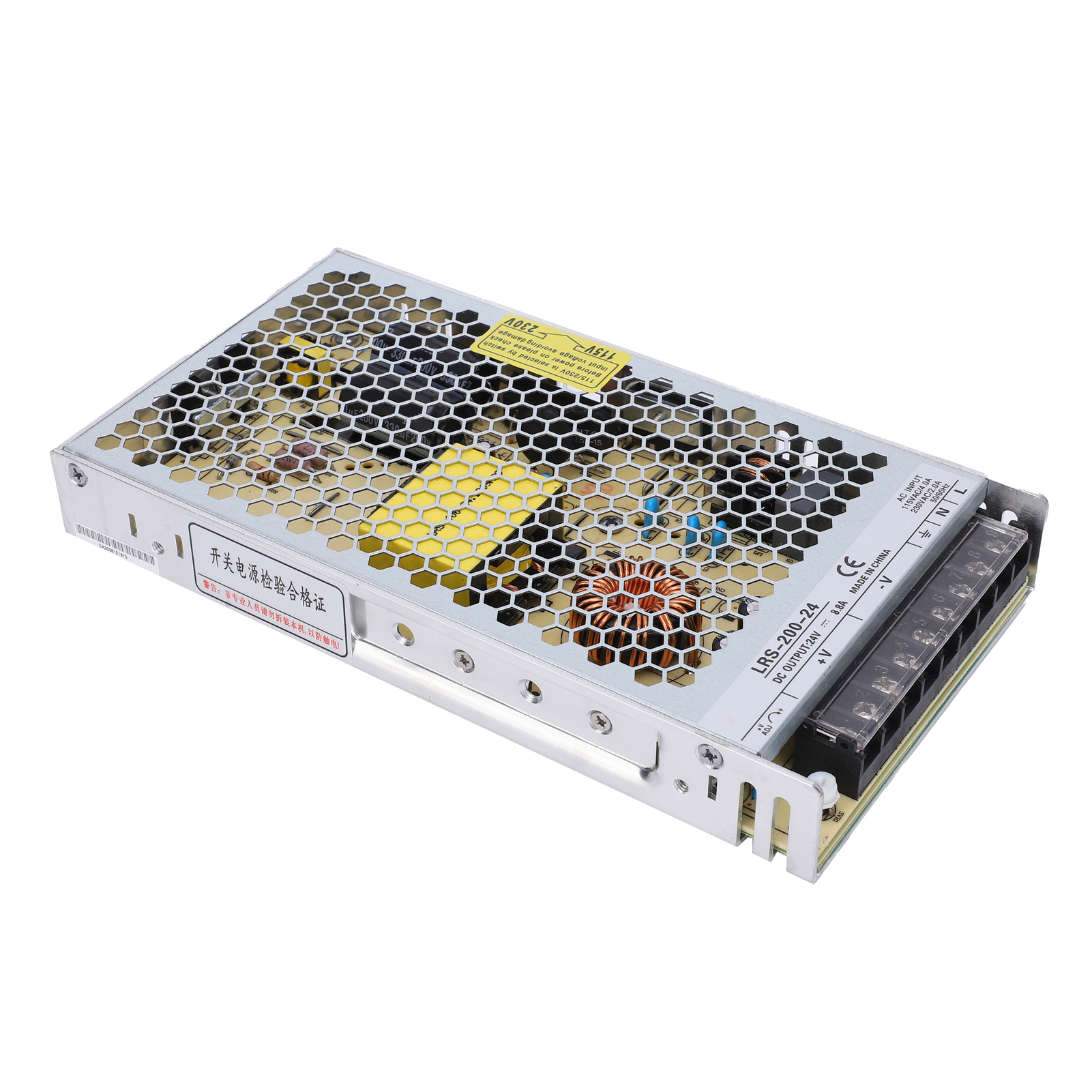 200-w-schaltnetzteil Lrs-200-24 (90–132 V Ac) Mit Led-anzeige Und Zubehörtreiber