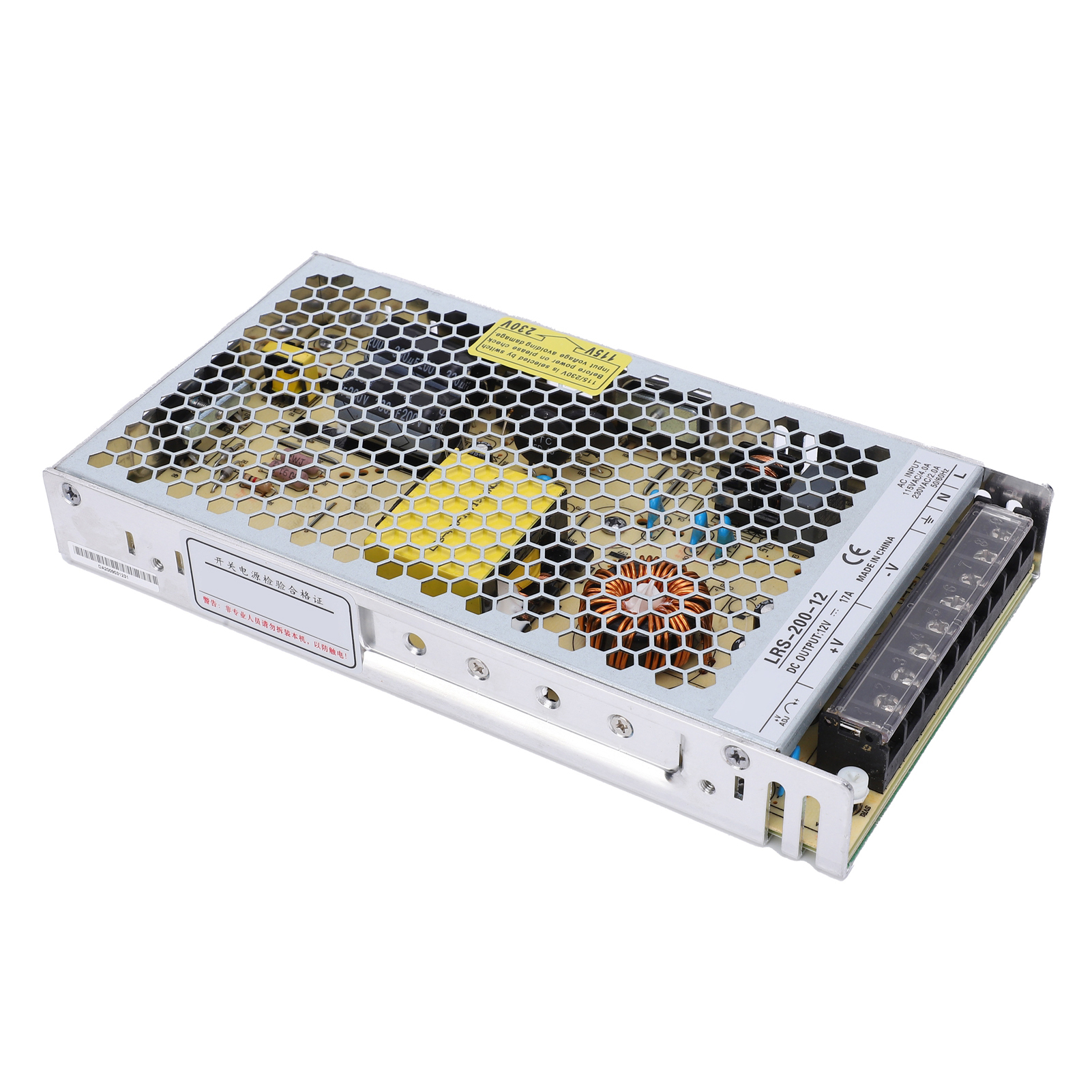 200-w-schaltnetzteil Mit Led-anzeige, Zubehörtreiber 90–132 V Ac Lrs-200-12