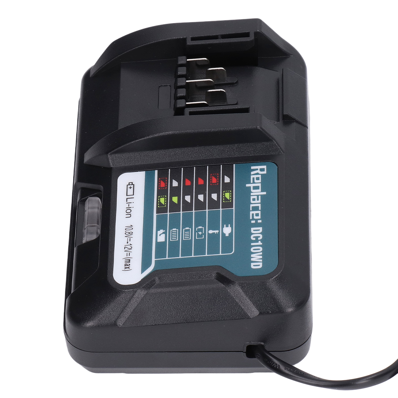 Lithium-akkuladegerät 100–240 V Für 10,8–12 V Gleichstrom, Kompatibel Mit Bl1015, Bl1016, Dc10wd Und Dc10wc, 1 Stück