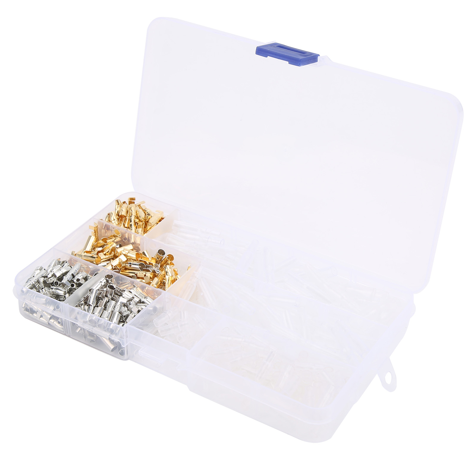 Packung Mit 400 Motorrad-elektrosteckern, Stecker/buchse, Gold/silberner Kunststoff, 3,9 Mm