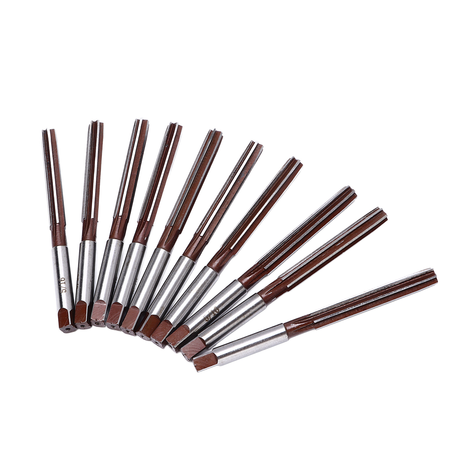 10-teilige 5/16-zoll-9sicr-handfeile, Us-standard-handreibahle Für Aluminium Und Kupfer