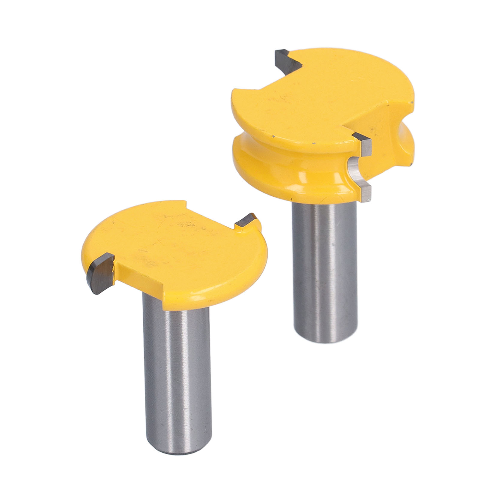 2-teiliges Bogenfräser-set (t-förmig) Für Holz Und Metall, 1/2 Zoll