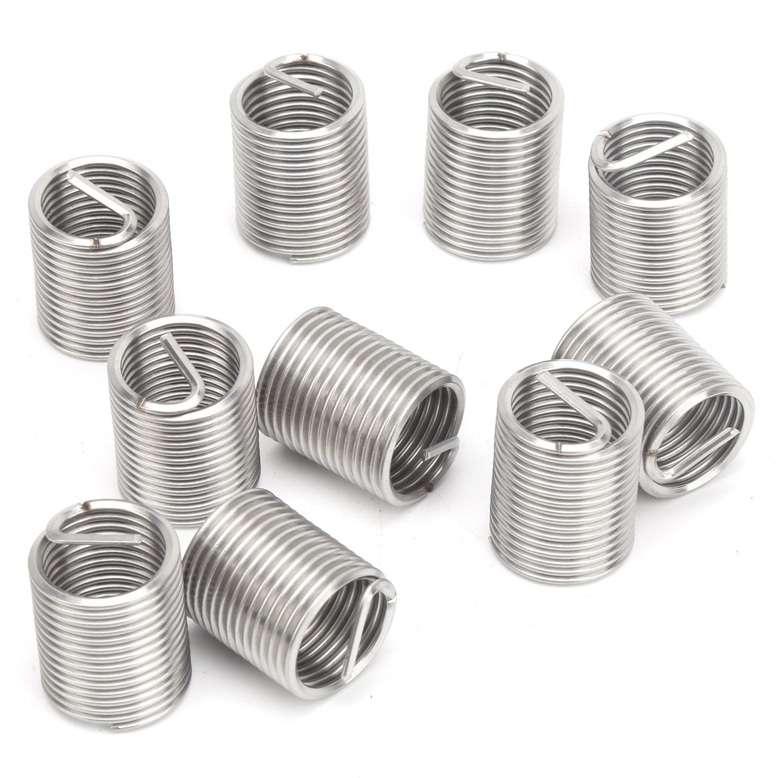 Packung Mit 10 Gewindereparatureinsätzen Aus Stahl, Schutzhülle, M18 X 2,0 X 2d-schraube