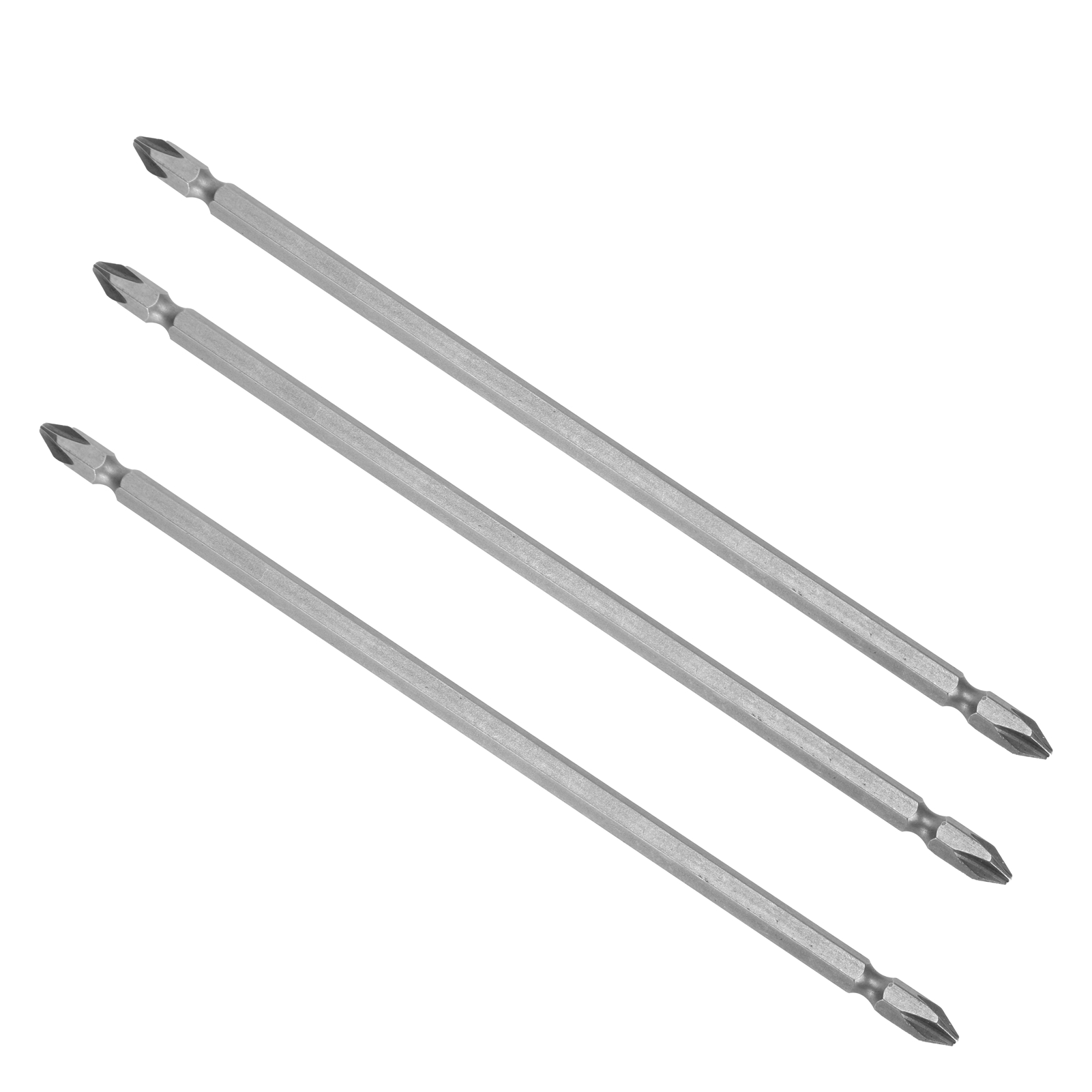 Packung Mit 10 S1/4 Doppelkopf-kreuzschlitzbits (200 Mm) Für Elektroschrauber