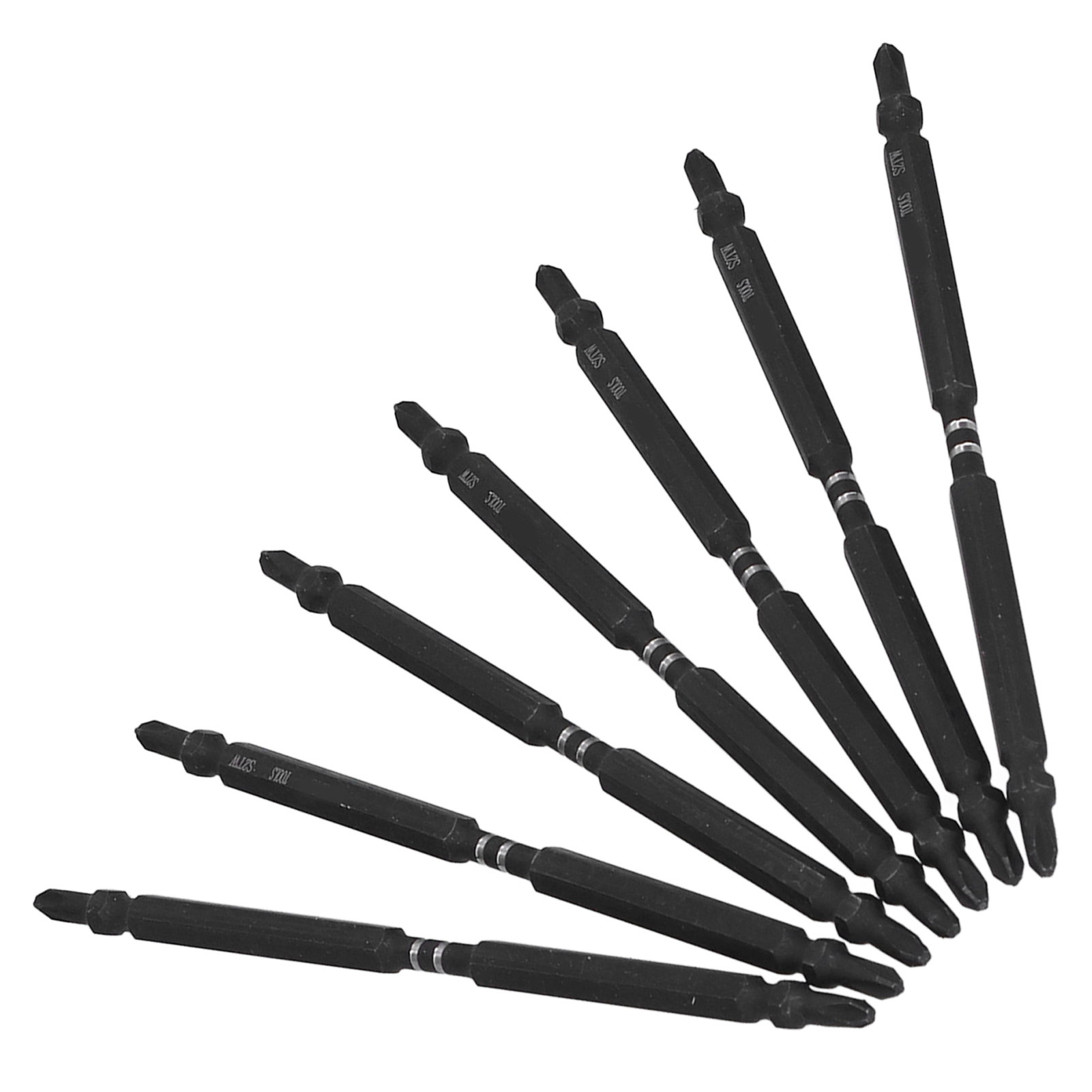 Set Mit 10 Magnetischen Doppelseiten-kreuzschlitzschraubendreherbits, 1/4-zoll-sechskantschaft Ph2, Handwerkzeug