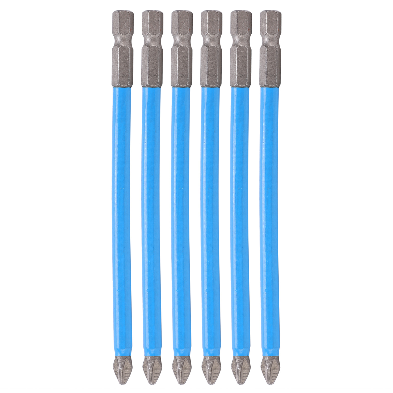 Set Mit 10 Phillips-schraubendreherbits Ph2 150 Mm S2, Rutschfest, Magnetisch, Leistungsstark, Für Heimwerker