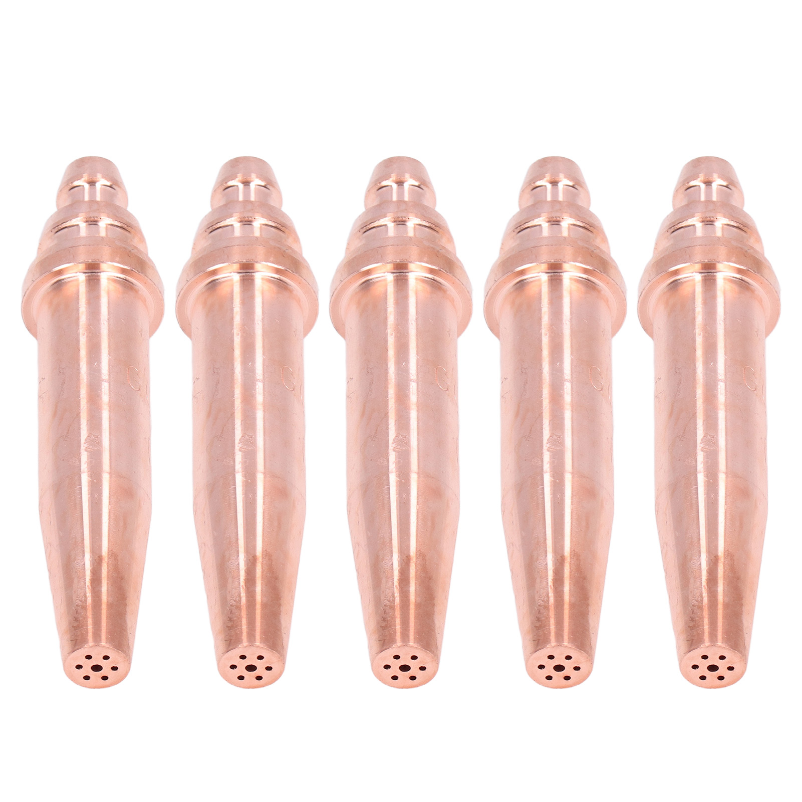 Set Mit 5 Acetylen-schneidbrennerdüsen, Gleichmäßiger Druck, G02-3 Größe 3 Brennerdüsen, Zubehör