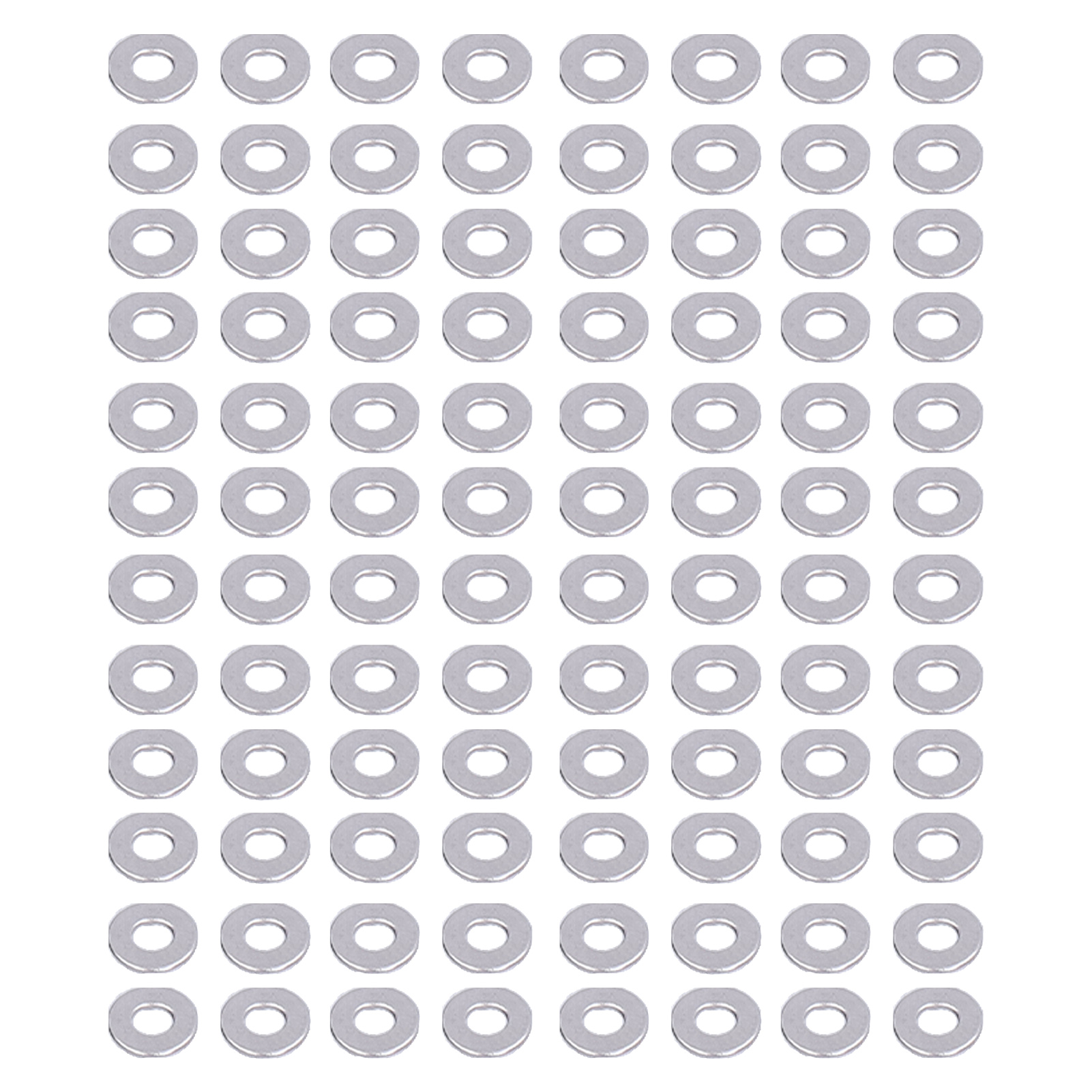 Packung Mit 150 Flachen Unterlegscheiben Aus Edelstahl A2-70 Din125 M12 – Ersatzschrauben- Und Unterlegscheiben-set