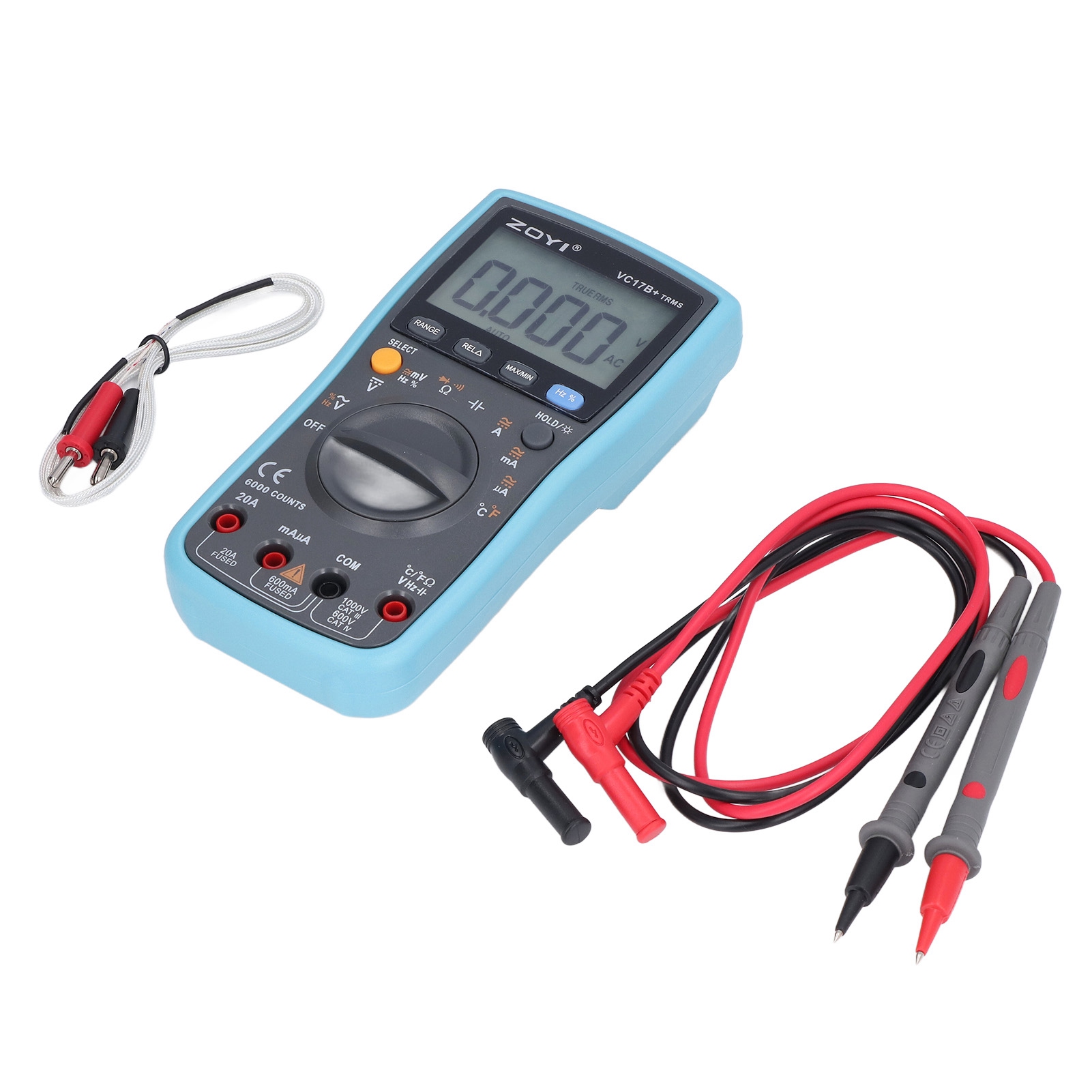 Digitales Lcd-multimeter Mit Automatischer Bereichswahl, Spannungs-, Strom-, Kapazitäts- Und Widerstandsmessung.