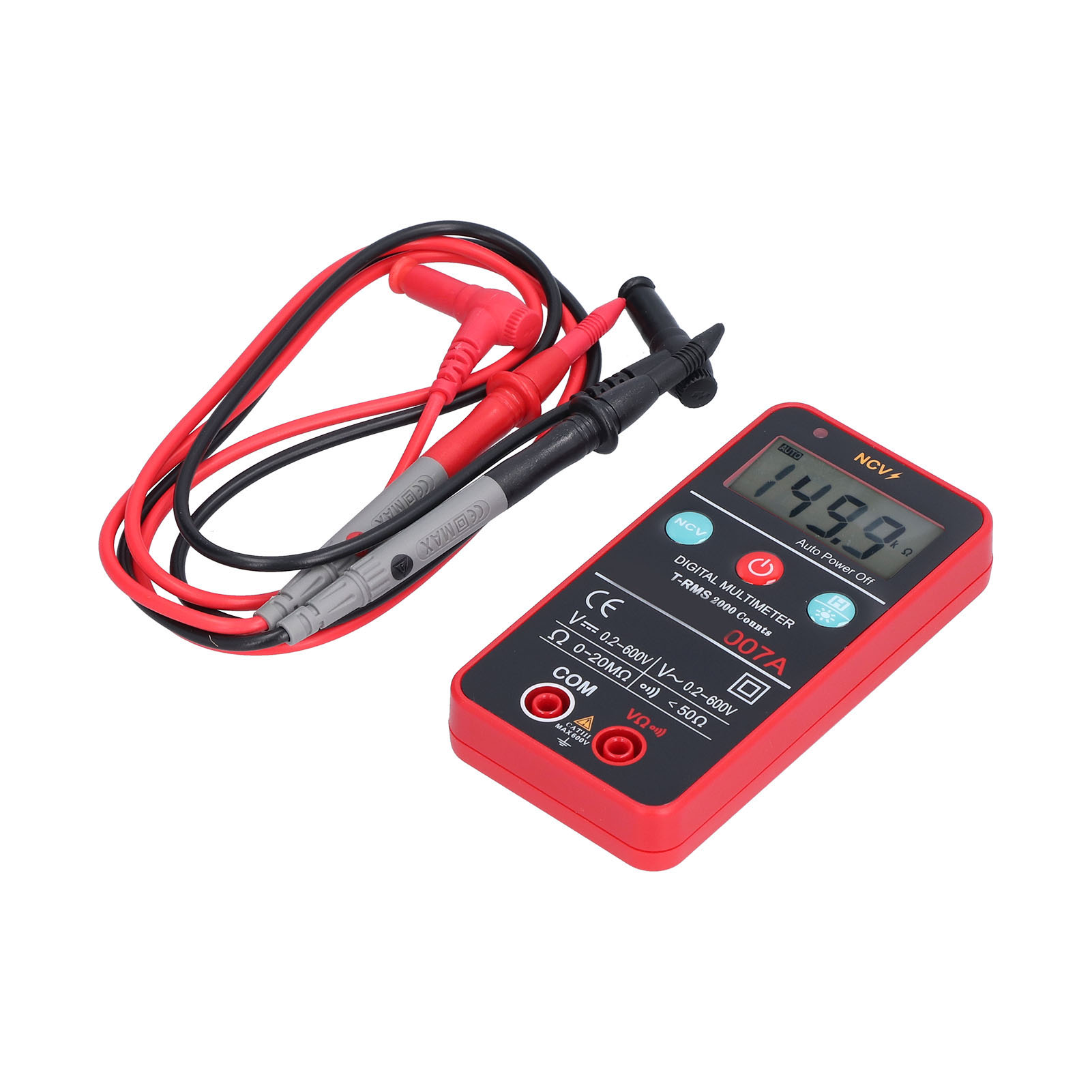 Digitales Multimeter Hw007a, Universalprüfgerät Mit Lcd-bildschirm, Hohe Präzision 2v-600v Für Elektrische Prüfungen