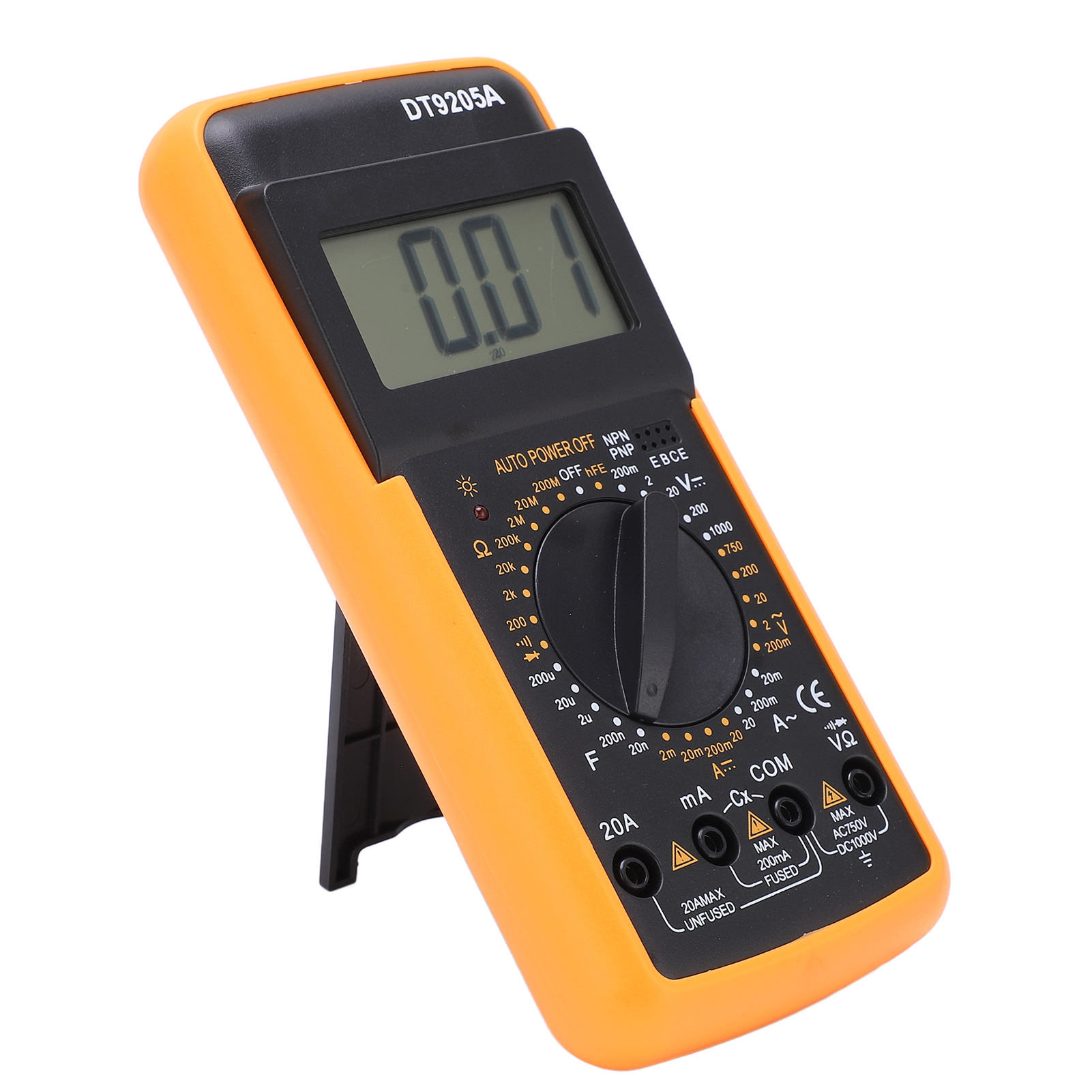 Dt9205a Digitalmultimeter, Multifunktionales Universal-elektrotestgerät, Hohe Präzision, Robust Für Spannungsmessung Und Elektrische Diagnose