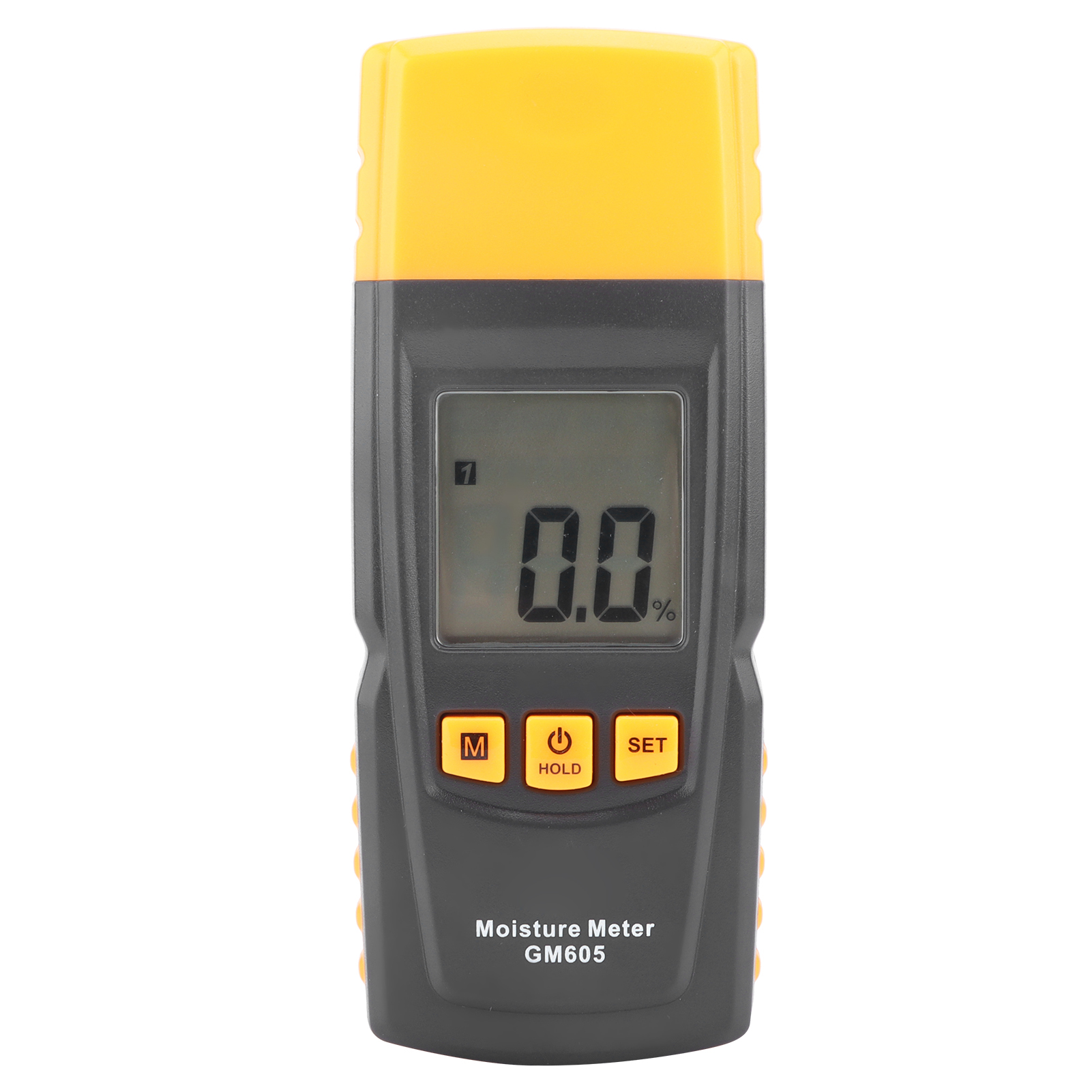 Gm605 Nadel-holzfeuchtemessgerät, Tragbares Messgerät Mit Hintergrundbeleuchtetem Lcd-display, Materialfeuchtemessgerät
