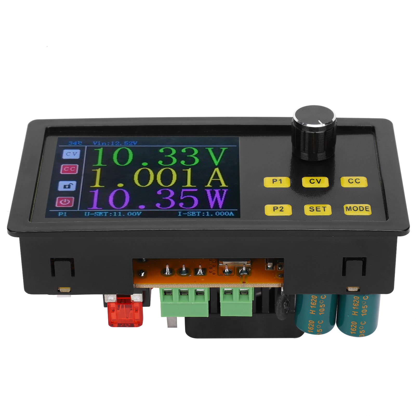Cnc-netzteilmodul Mit Großem Farbdisplay, Einstellbarer Gleichspannung, 2,8-zoll-bildschirm, 300 W, 5 A