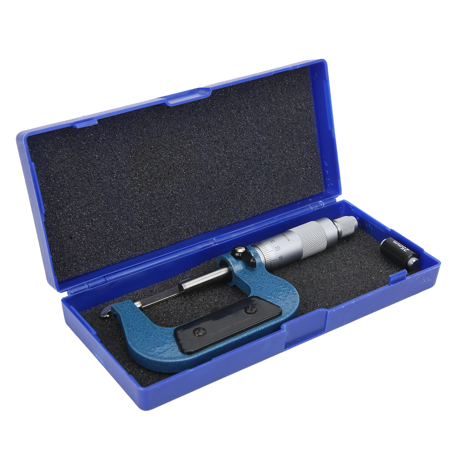 Spiralmikrometer 25–50 Mm Außendurchmesser, Mechanischer Messschieber Mit Arretierung