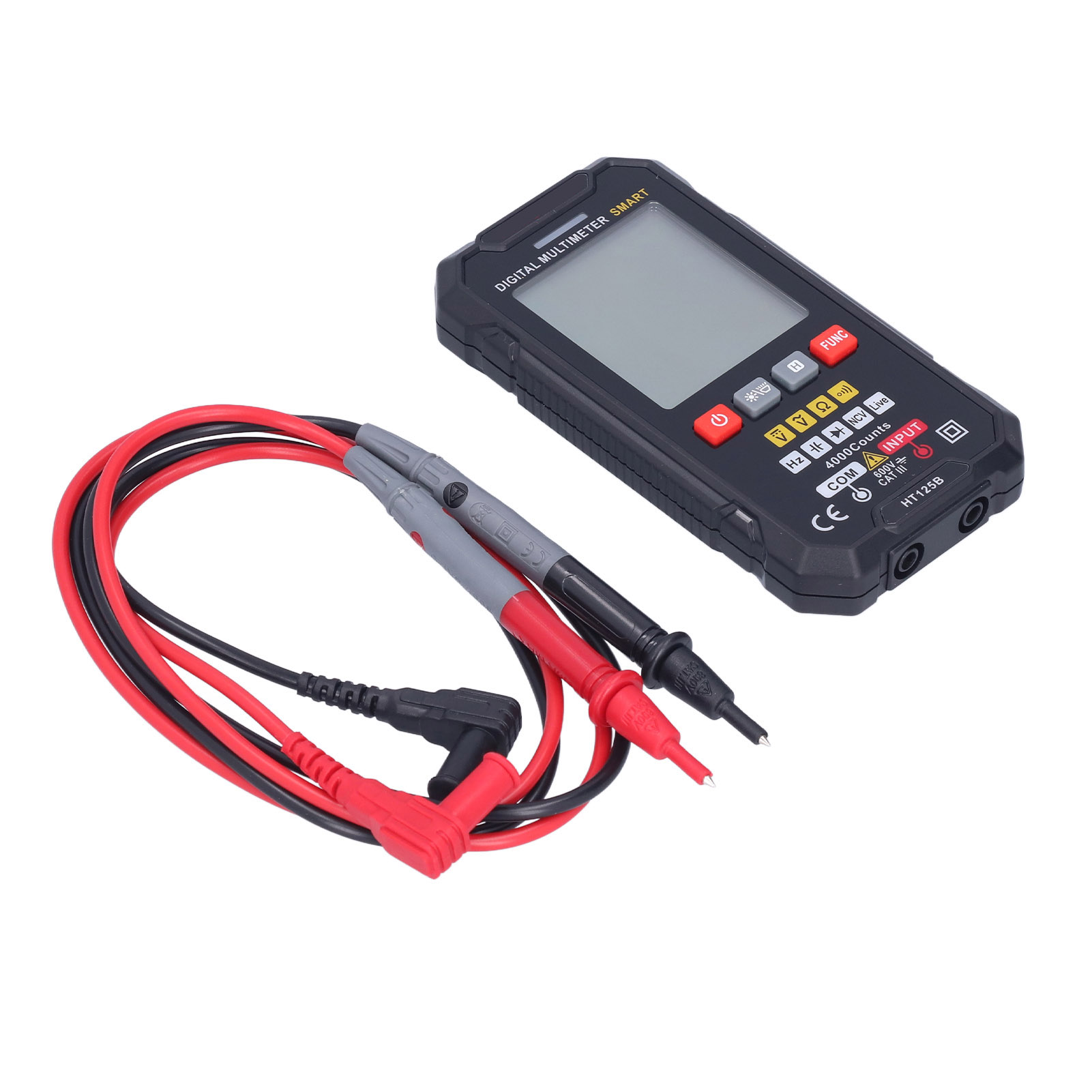 Ht125b Digitalmultimeter Mit Hd-farbdisplay, Automatischer Bereichswahl Und Intelligenter Digitaler Spannungsanzeige Für Den Außeneinsatz