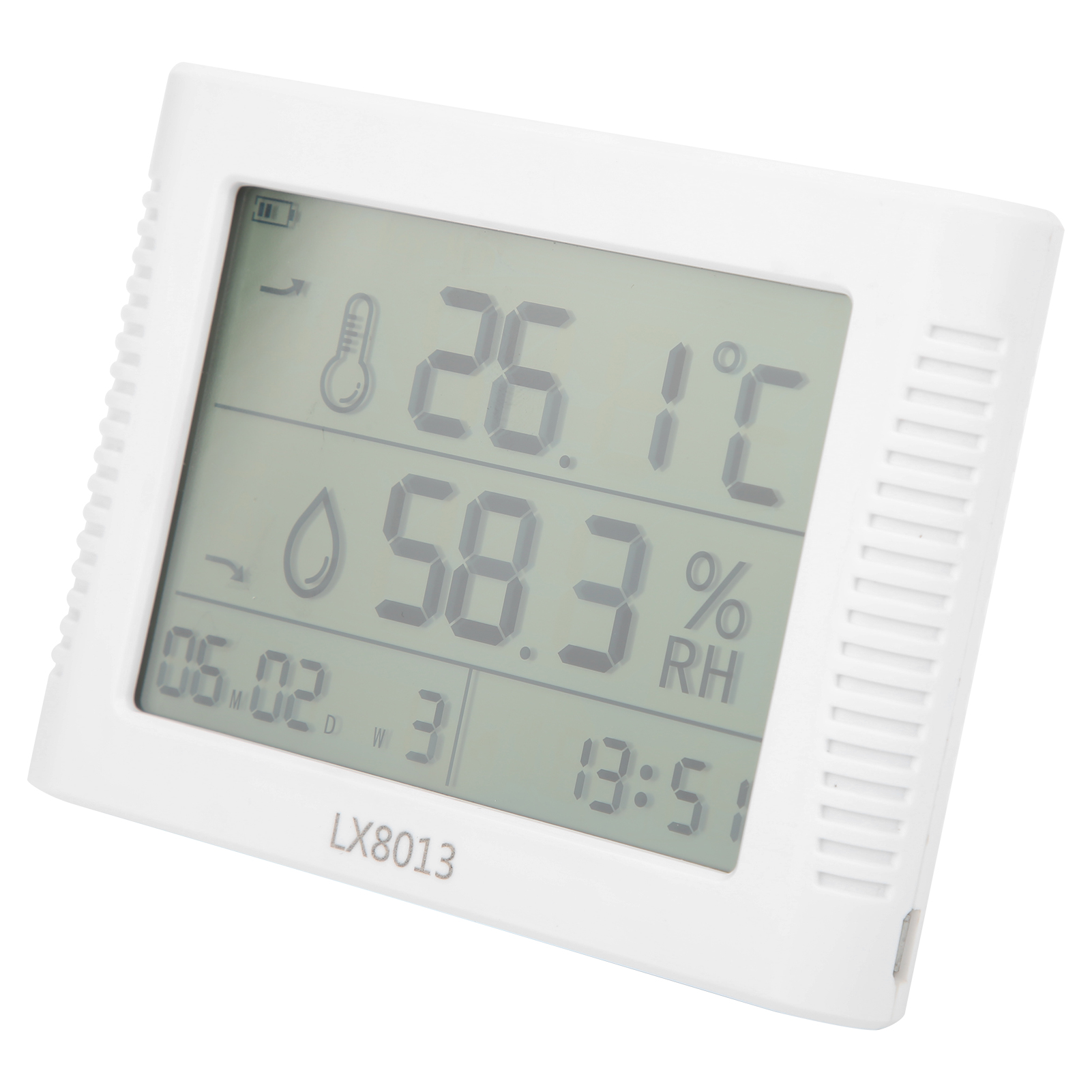 Lx8013 Elektronisches Thermometer-hygrometer Zur Temperatur- Und Feuchtigkeitsmessung In Labor- Und Industrieanwendungen