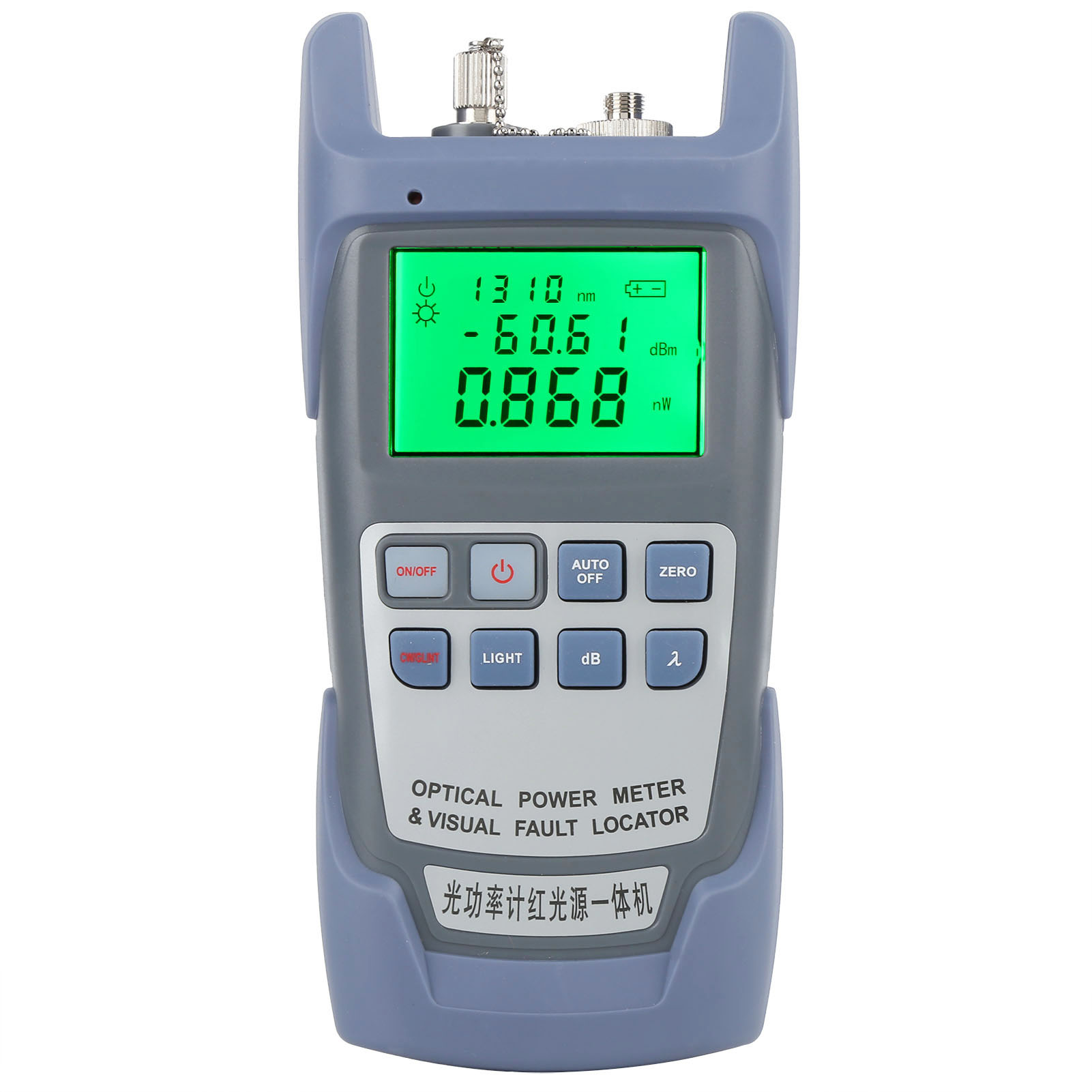 Dxp-50d Optischer Leistungsmesser, Glasfaser-dämpfungsmesser Mit Rotlicht, Tragbar, 5 Km, 1 Mw