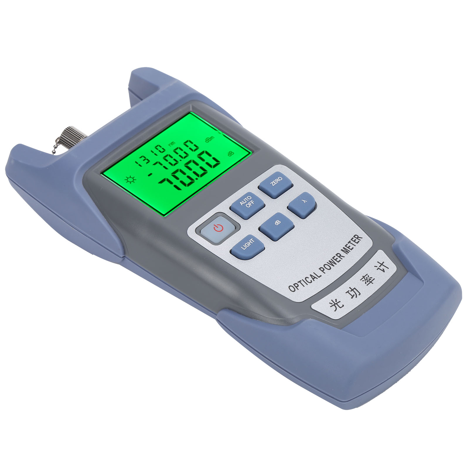 Aua-9 Optischer Leistungsmesser, Tragbares Optisches Multimeter Mit Lichtdämpfungsmessung, Messbereich -70 Bis +10 Dbm